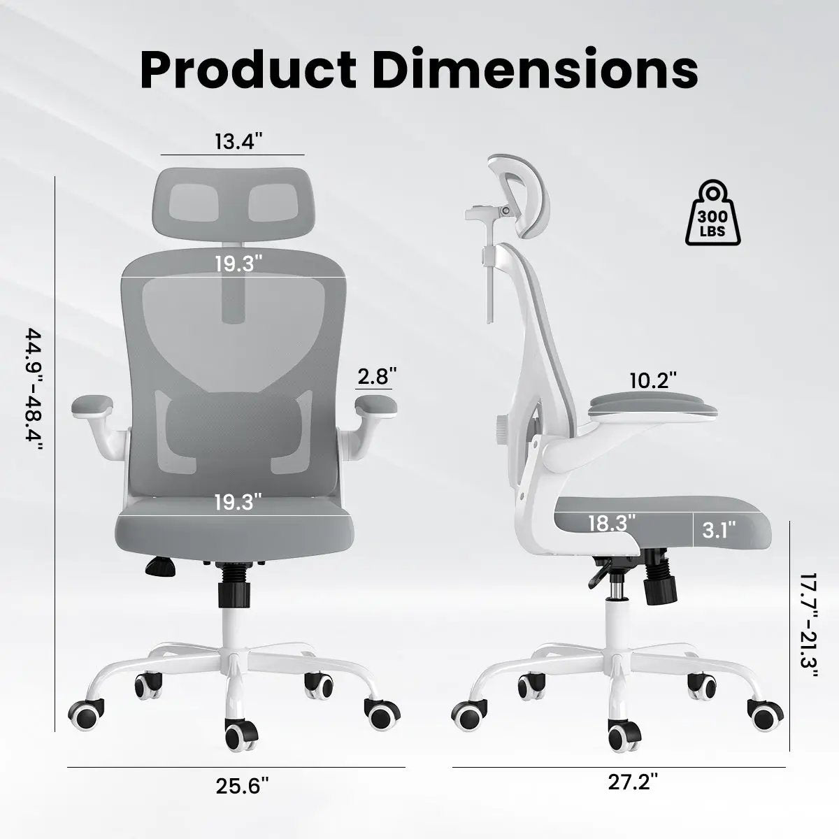 Ergonomic Office Chair with Headrest and Lumbar Support by HouseOfZazla