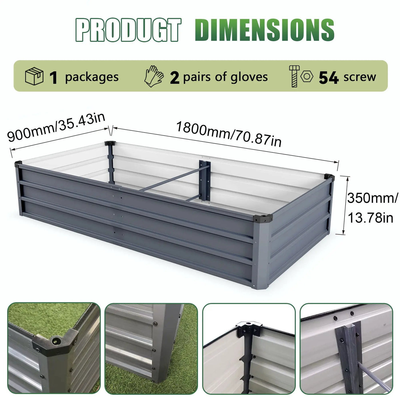 Large Garden Bed For Outdoor by HouseOfZazla