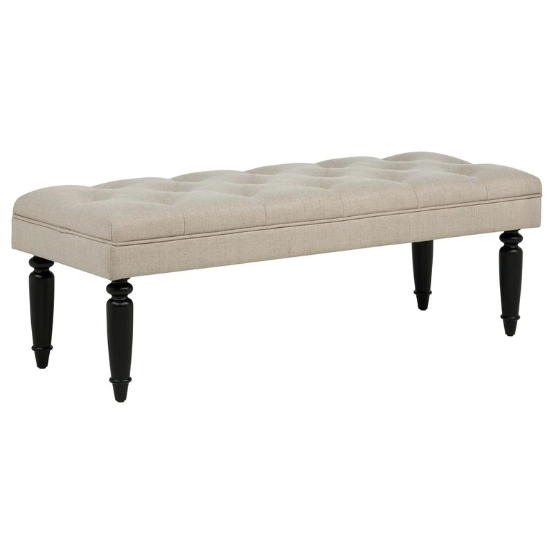 Marsha 52-inch Upholstered Entryway Accent Bench Latte by Unique Piece Furniture