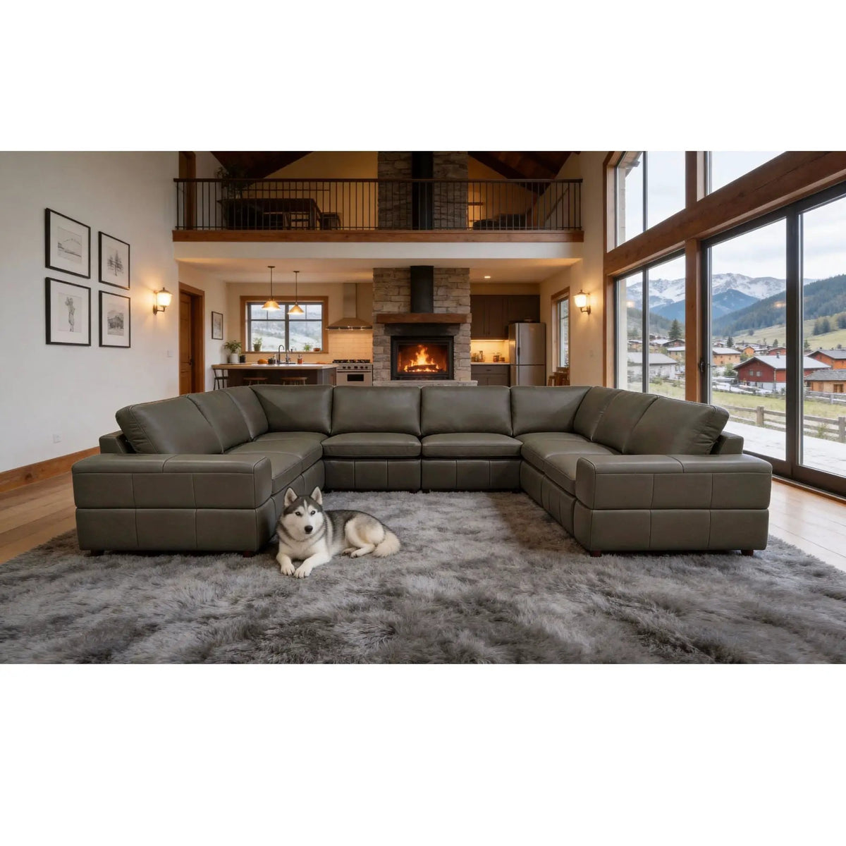 Upholstered Large Arms Sectional With Recliner Seats, photo 16 of 84