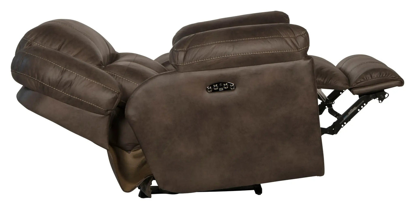 Ferrington - Power Lay Flat Recliner with Power Adjustable Headrest by Unique Piece Furniture