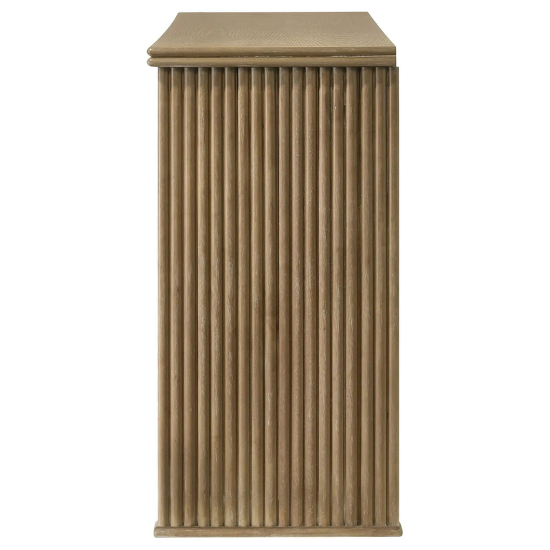 Dreydon - 3 Door Sideboard Server - Light Brown by HouseOfZazla