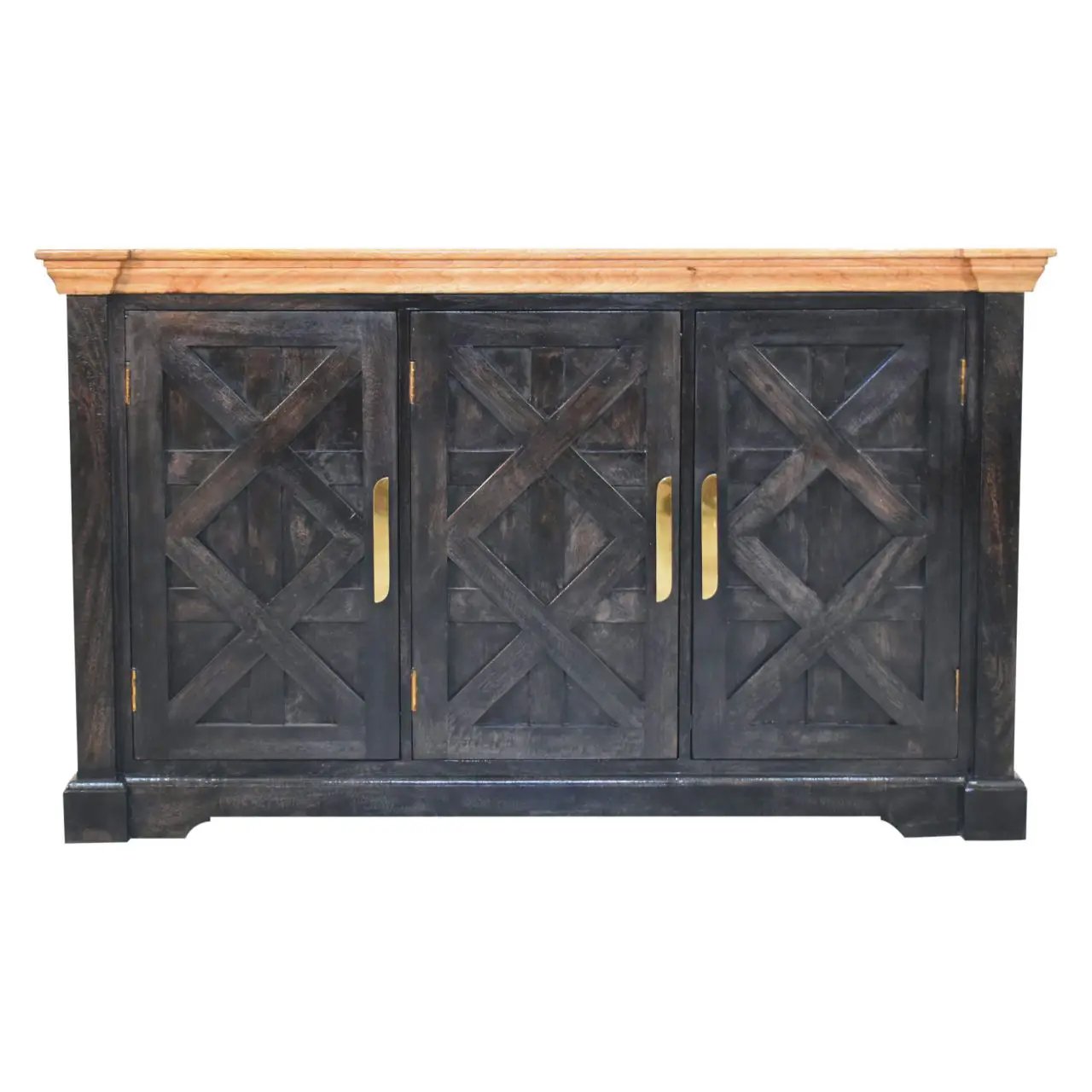 Regal - Rustic Sideboard - Black by Unique Piece Furniture