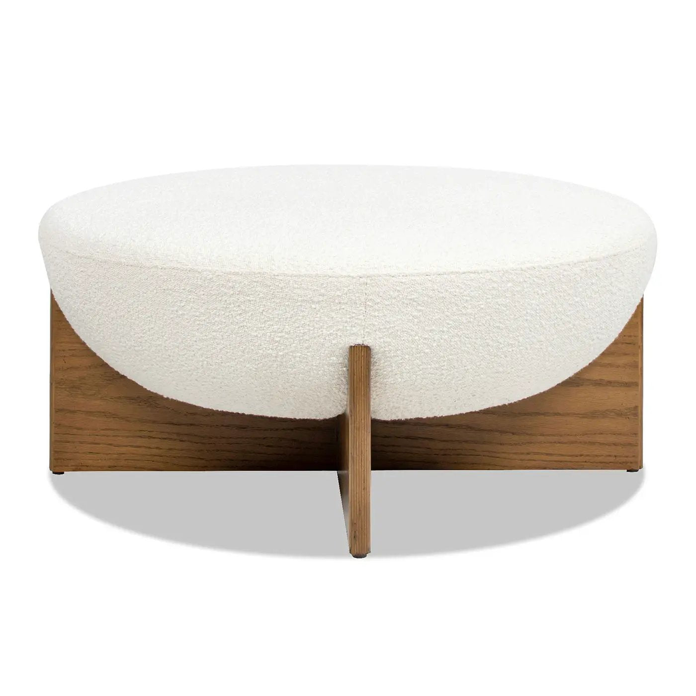 Bali - Round Upholstered Ottoman by HouseOfZazla