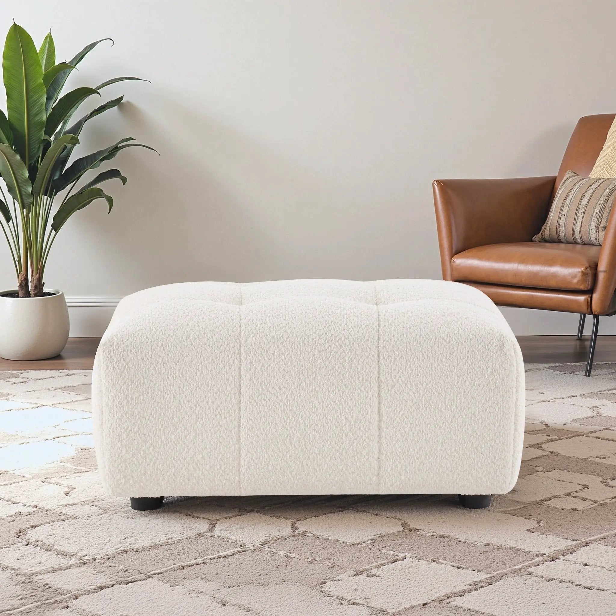 Kaynes Chic Tufted Ottoman by HouseOfZazla
