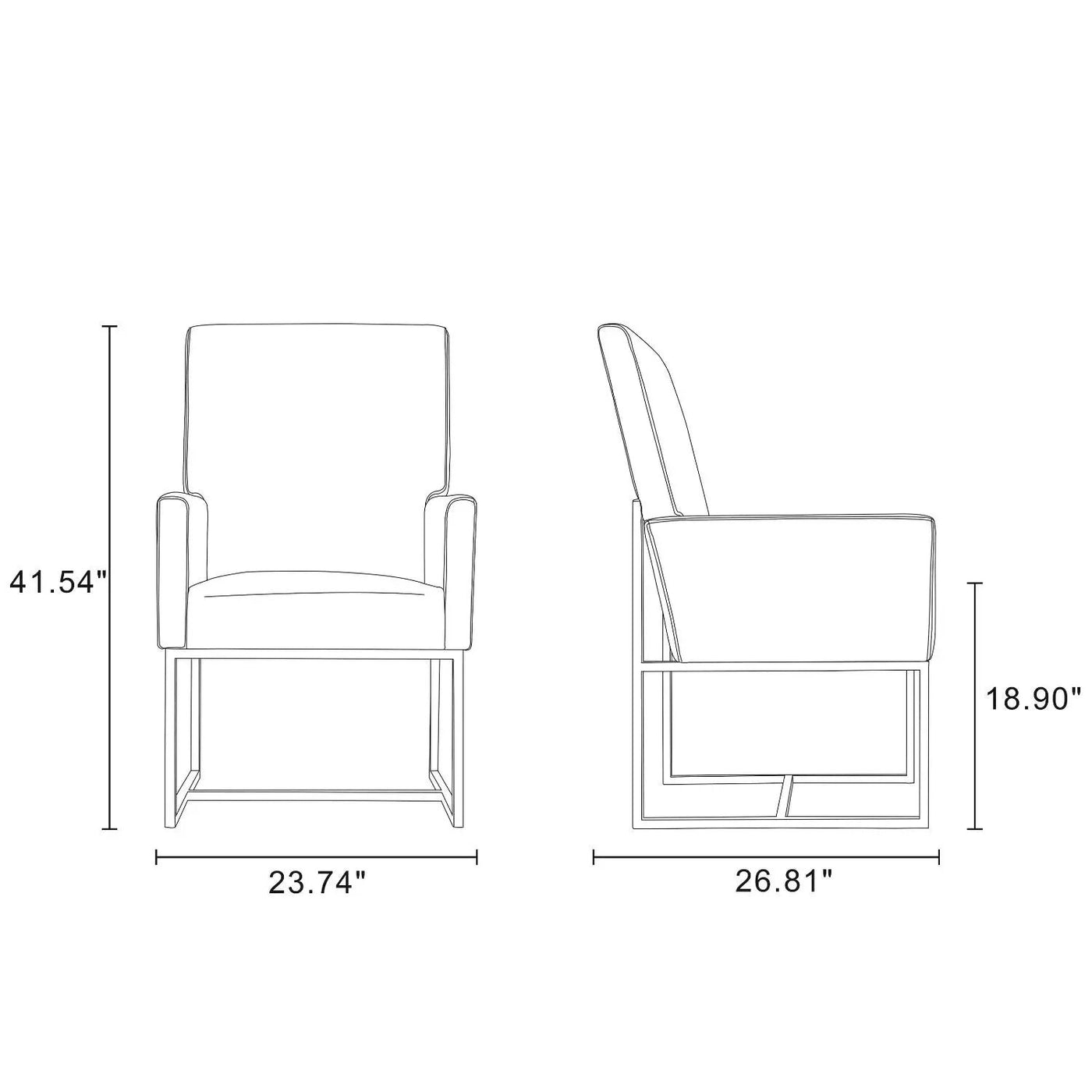 Element - Dining Arm Chair by HouseOfZazla
