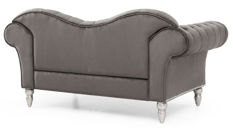 Elegant Round Arm Loveseat by HouseOfZazla