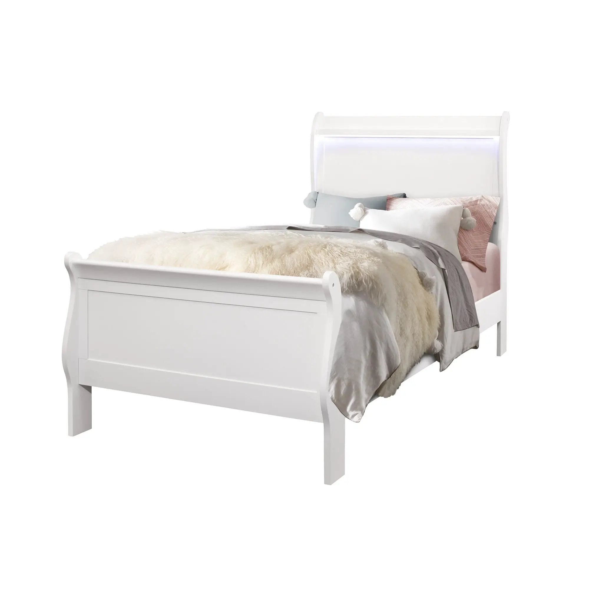 Charlston - Bed With LED by Unique Piece Furniture