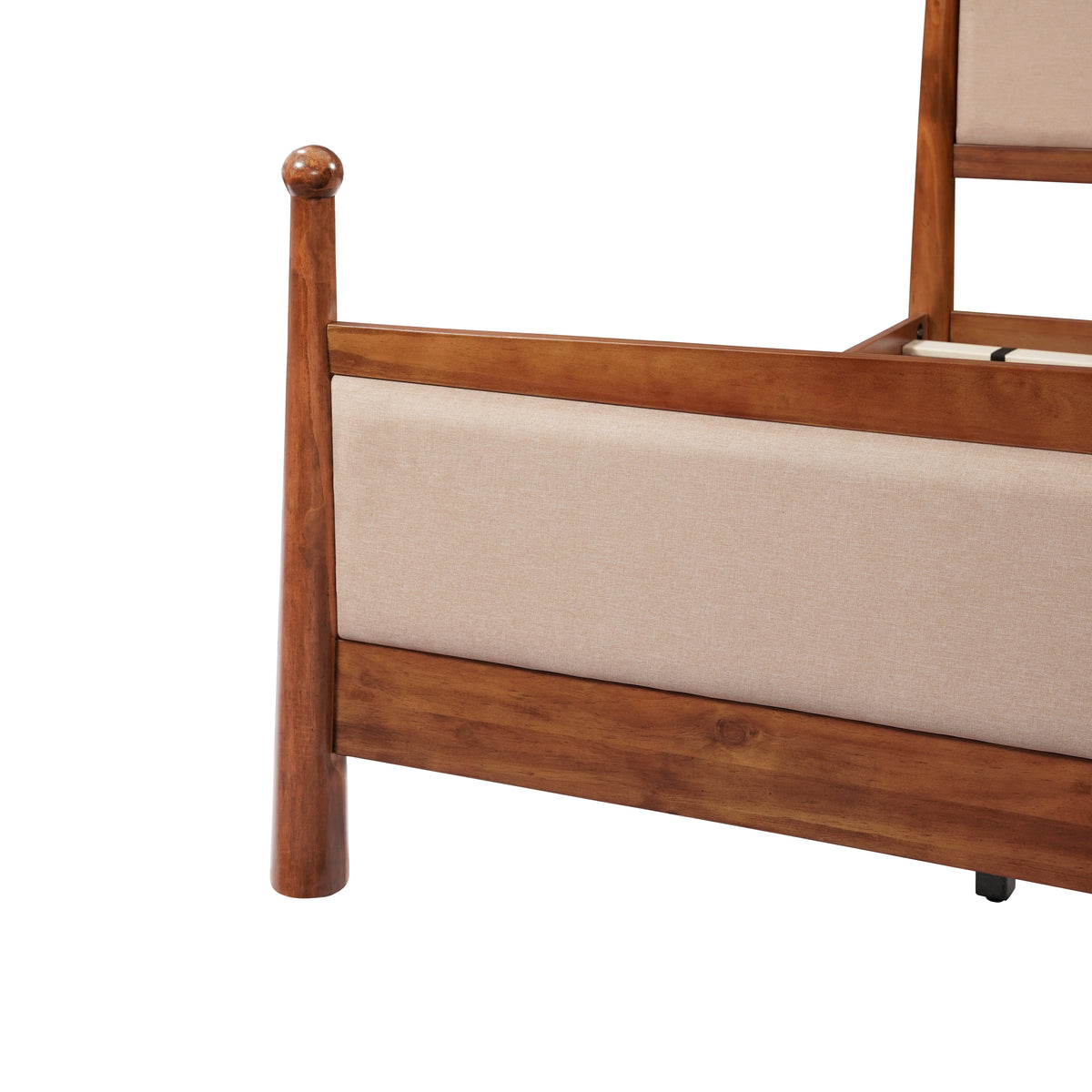 King Size Upholstered Platform Bed Frame, photo 9 of 10