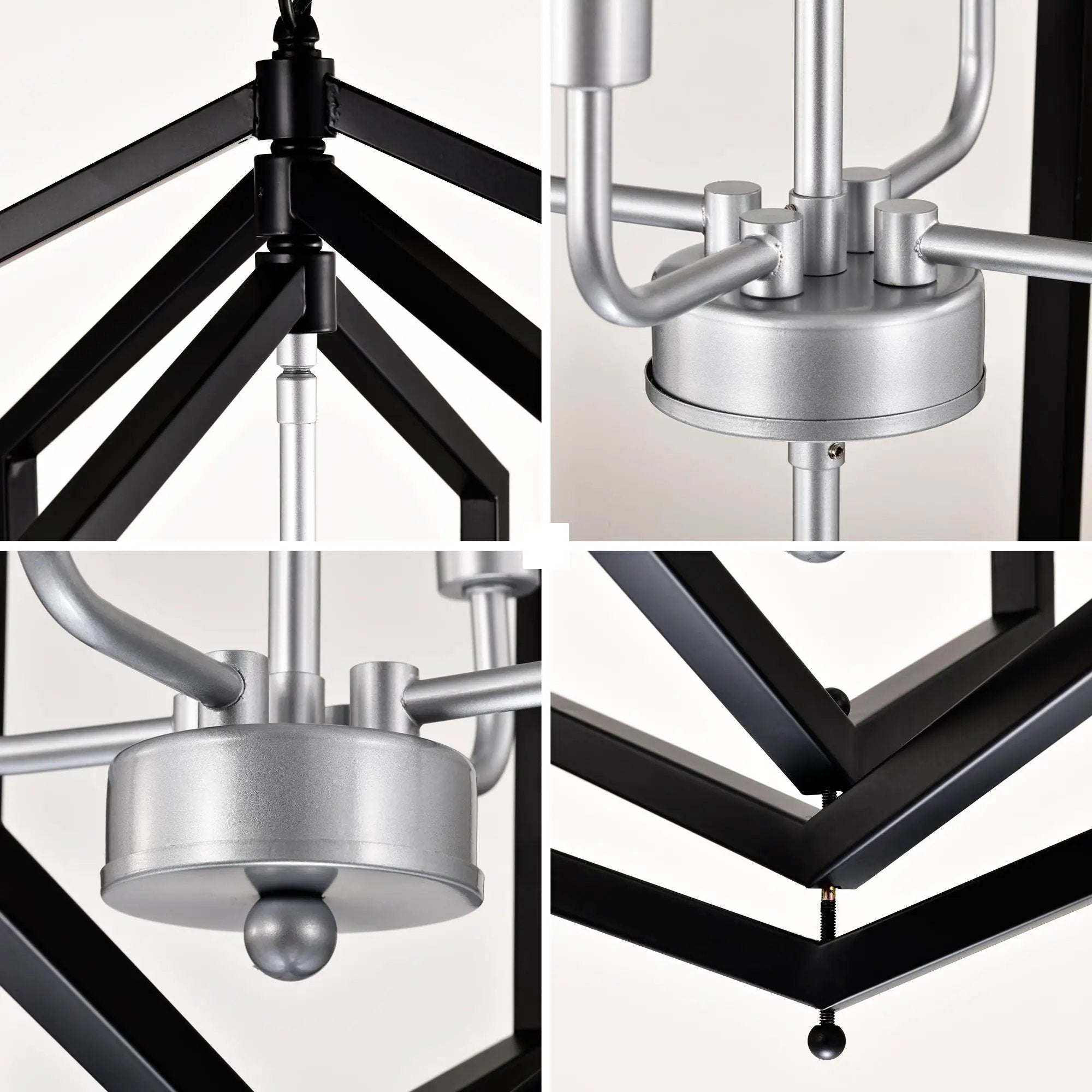 12-Light Farmhouse Kitchen Chandeliers, Matte by HouseOfZazla