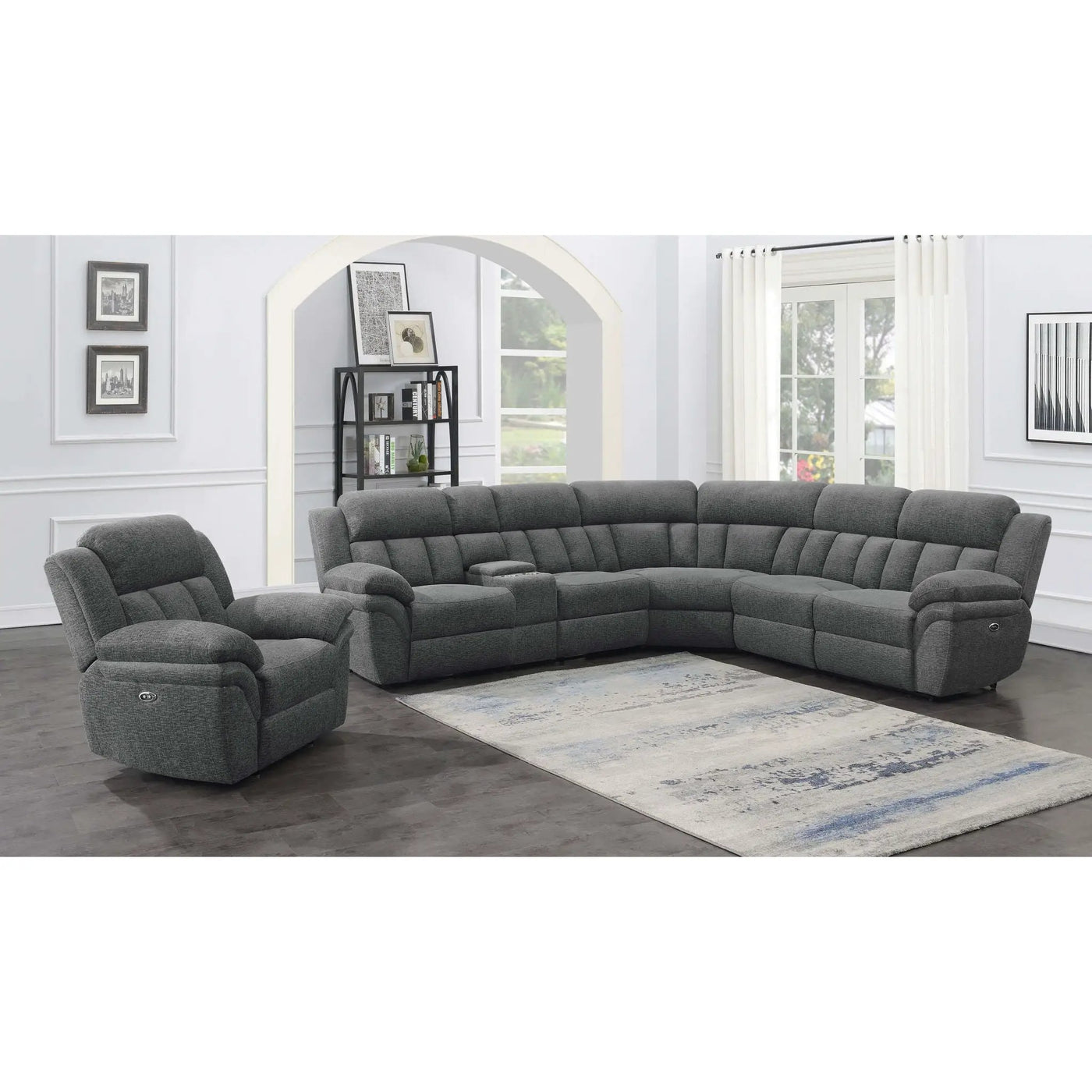 Divine - 6 Piece Reclining Sectional by HouseOfZazla