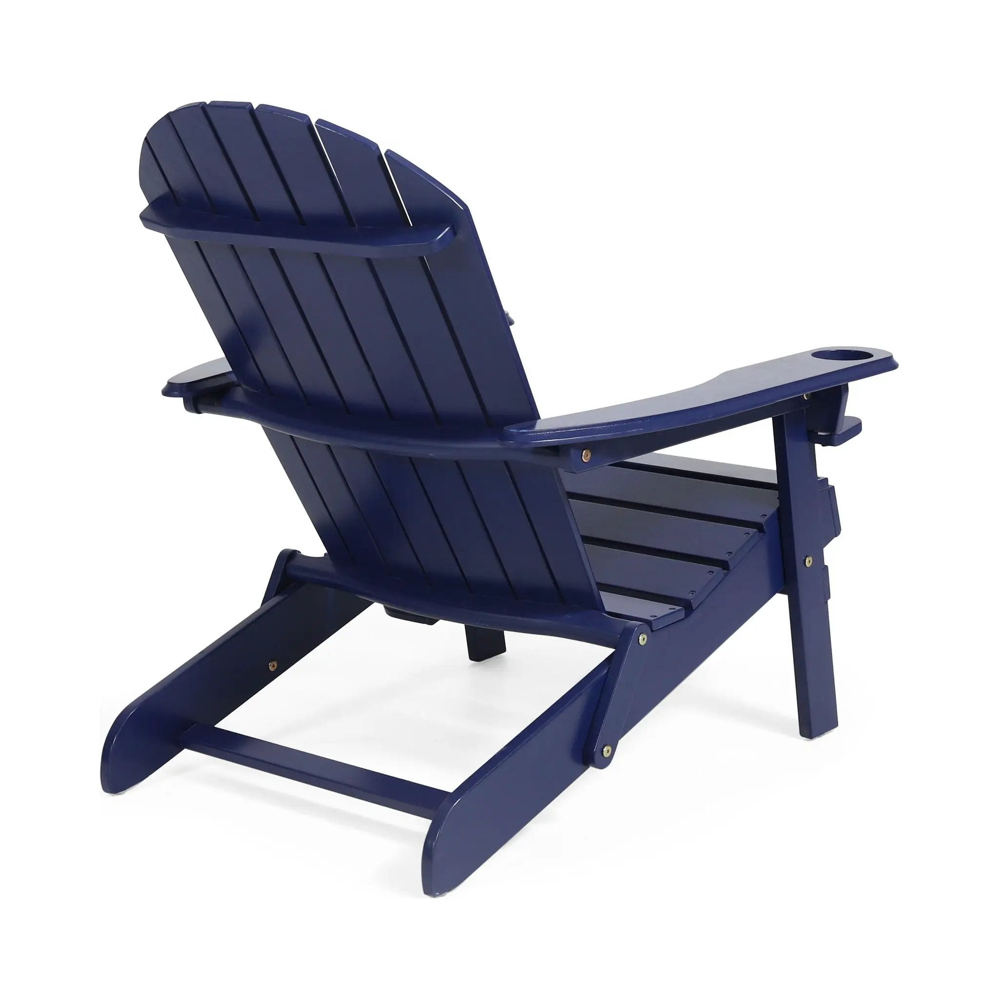 Zenithia Outdoor Foldable Adirondack Chair with 2 Cup Holders by HouseOfZazla