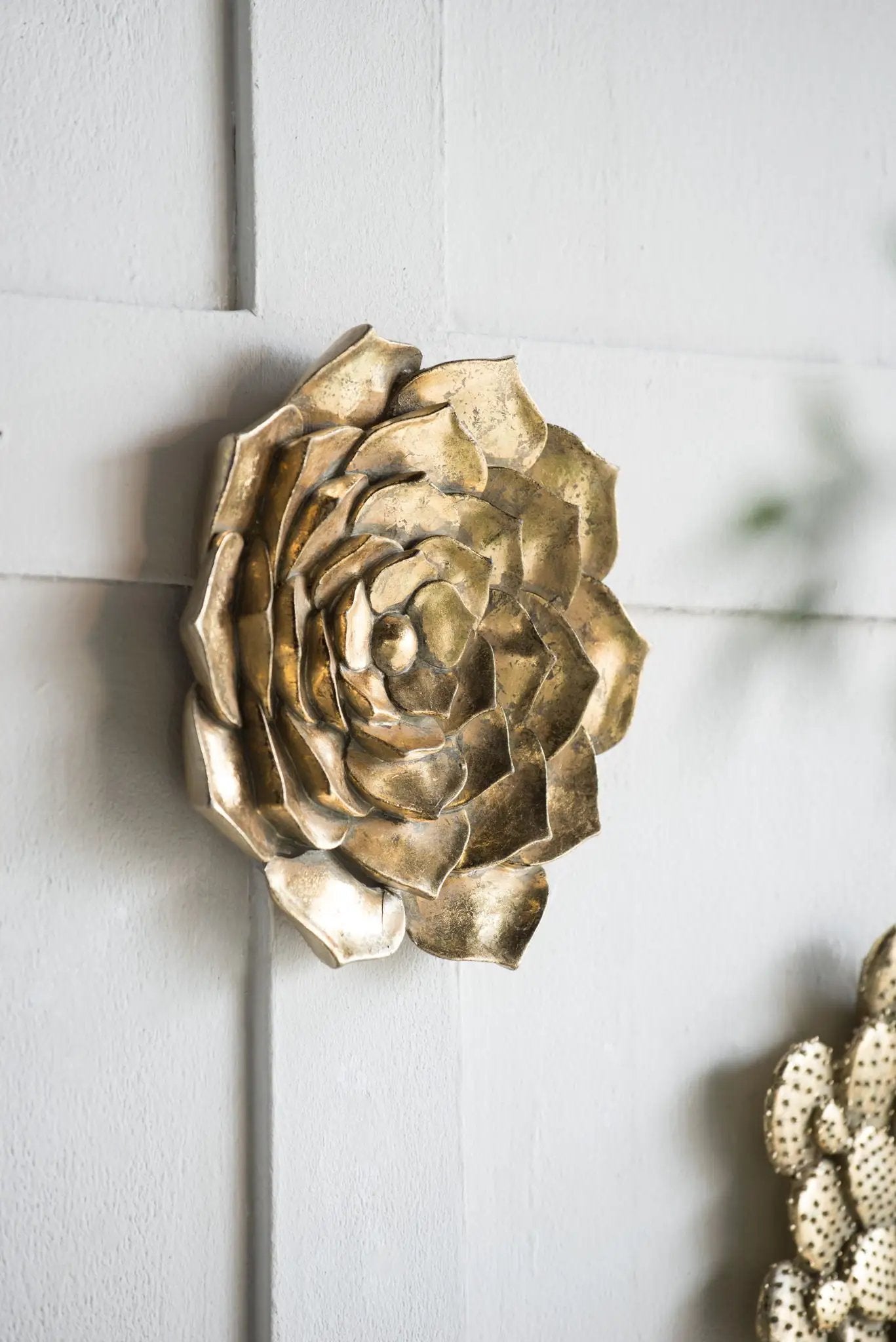 Succulent Wall Plaque Resin by HouseOfZazla