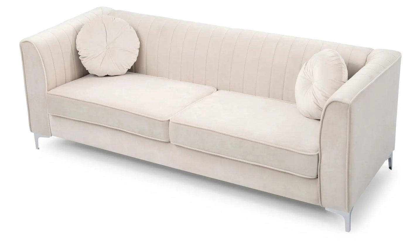 Delray - Micro Suede Sofa by HouseOfZazla