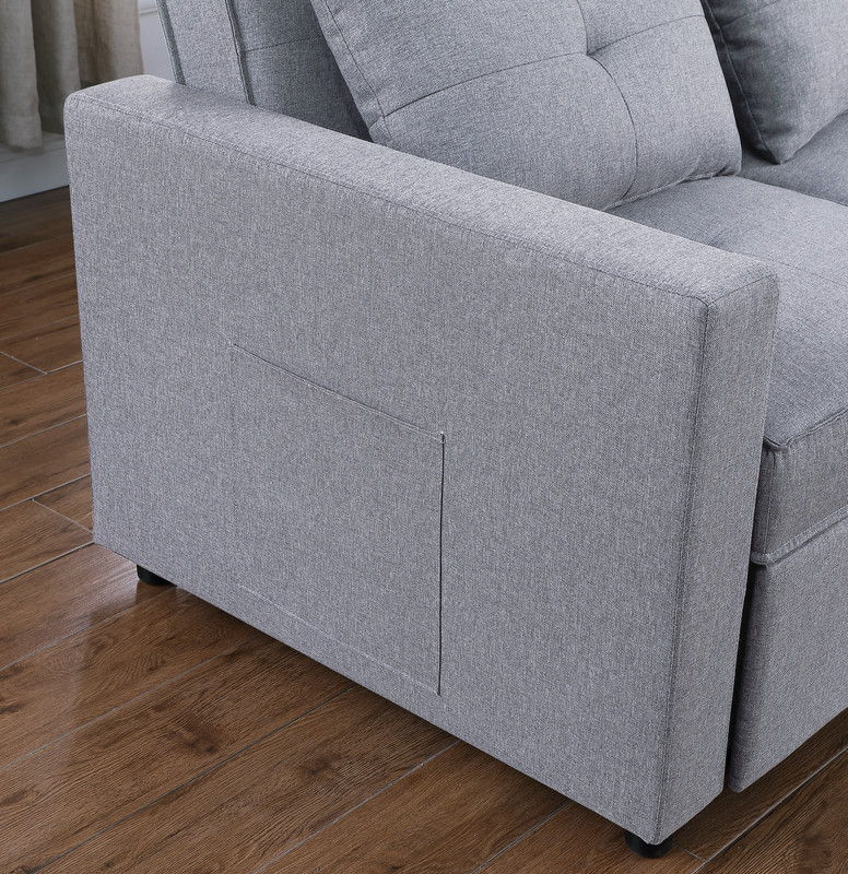 Zoey - Convertible Sleeper Chair With Side Pocket by HouseOfZazla