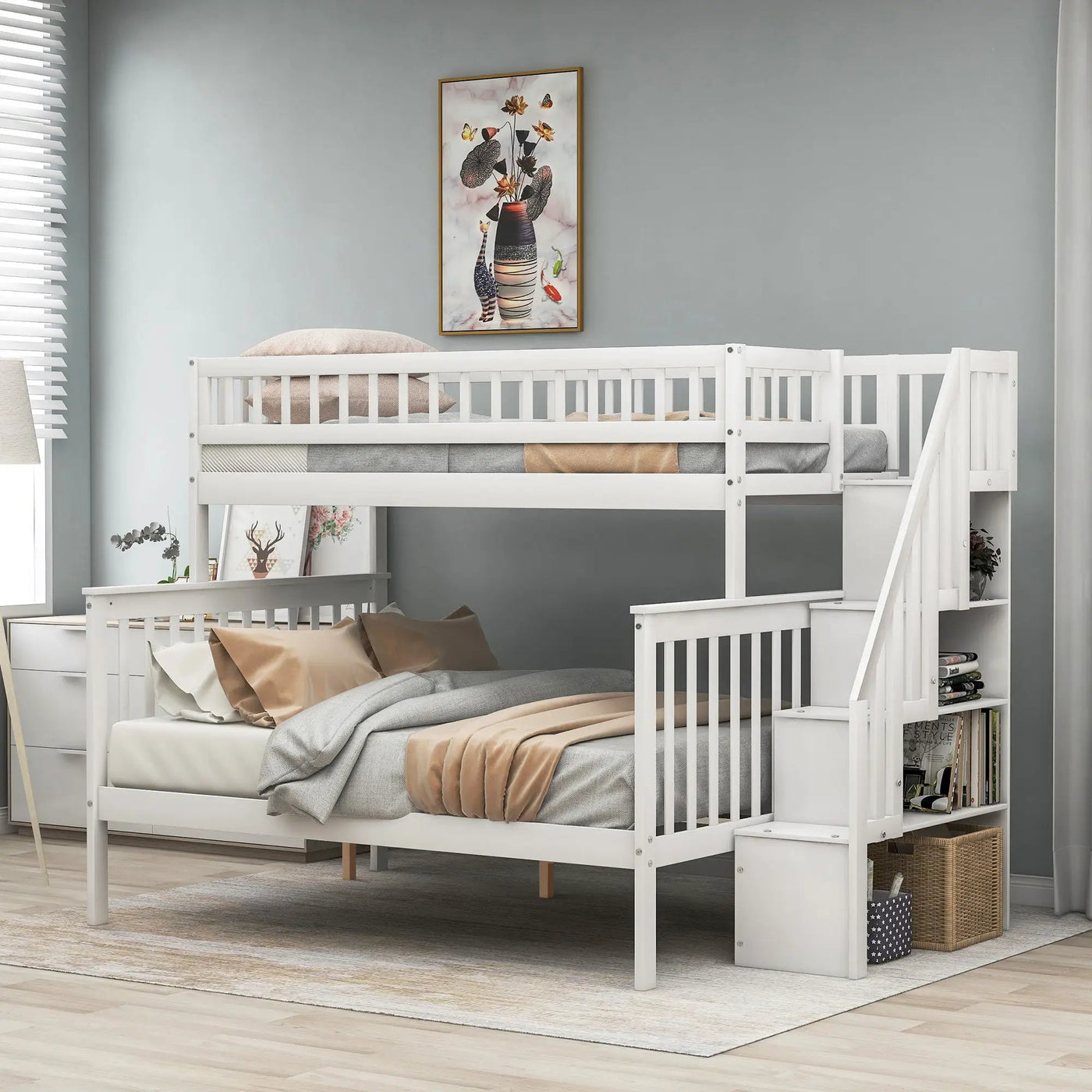 Bunk Bed With Staircase by HouseOfZazla