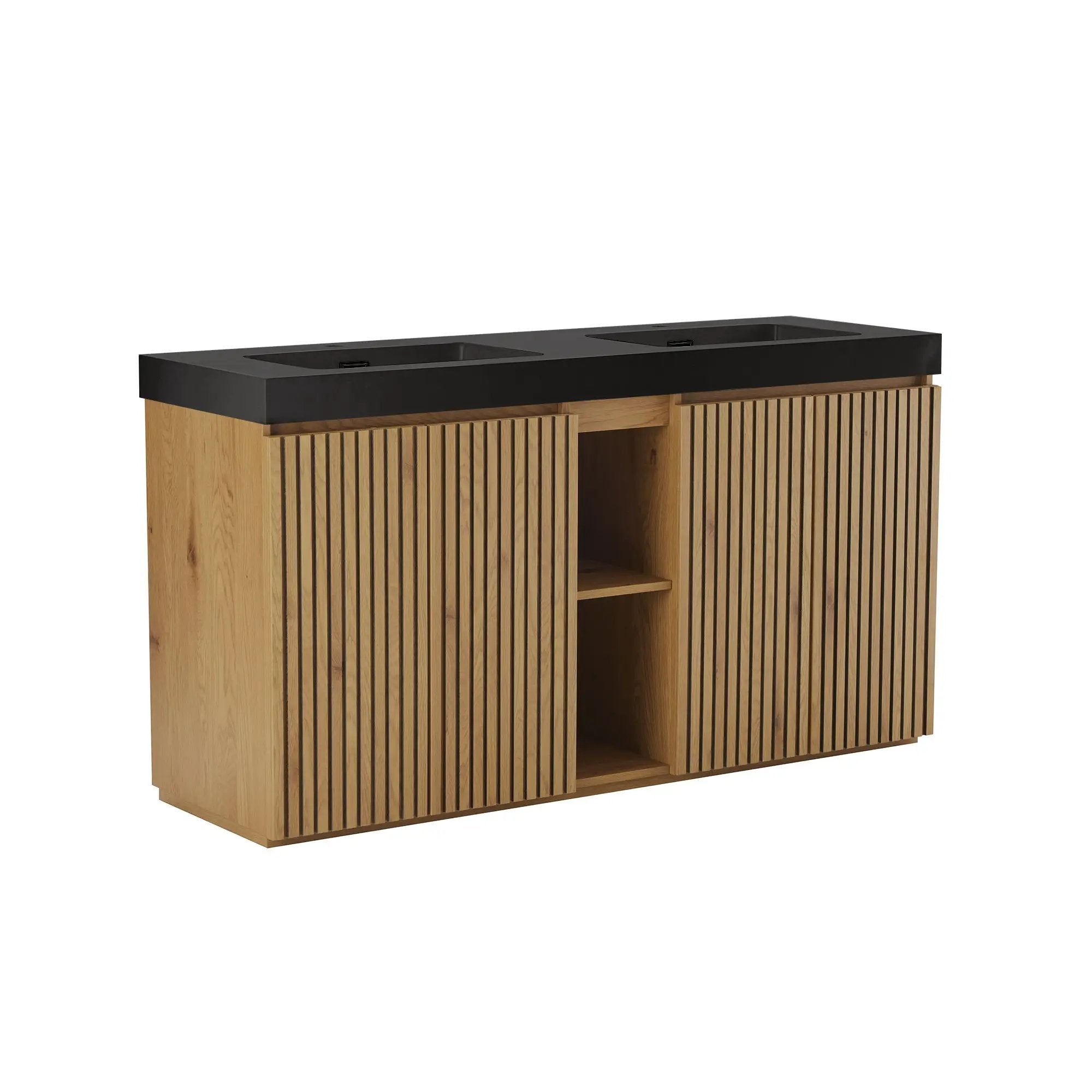 Galan 60F" Knotty Bathroom Vanity by HouseOfZazla