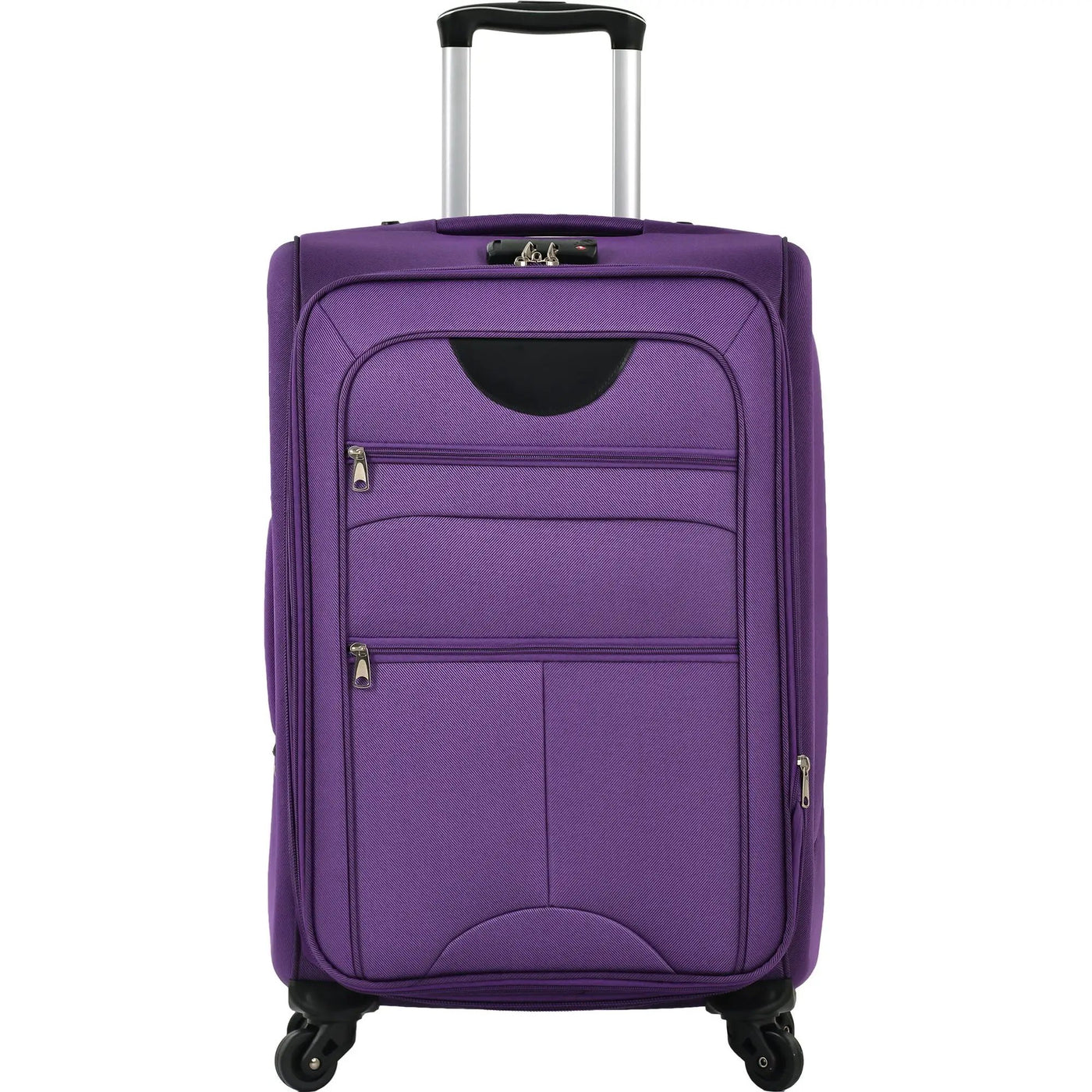 Softside Luggage Expandable 3 Piece Set Suitcase Upright Spinner Softshell Lightweight Luggage Travel Set by HouseOfZazla