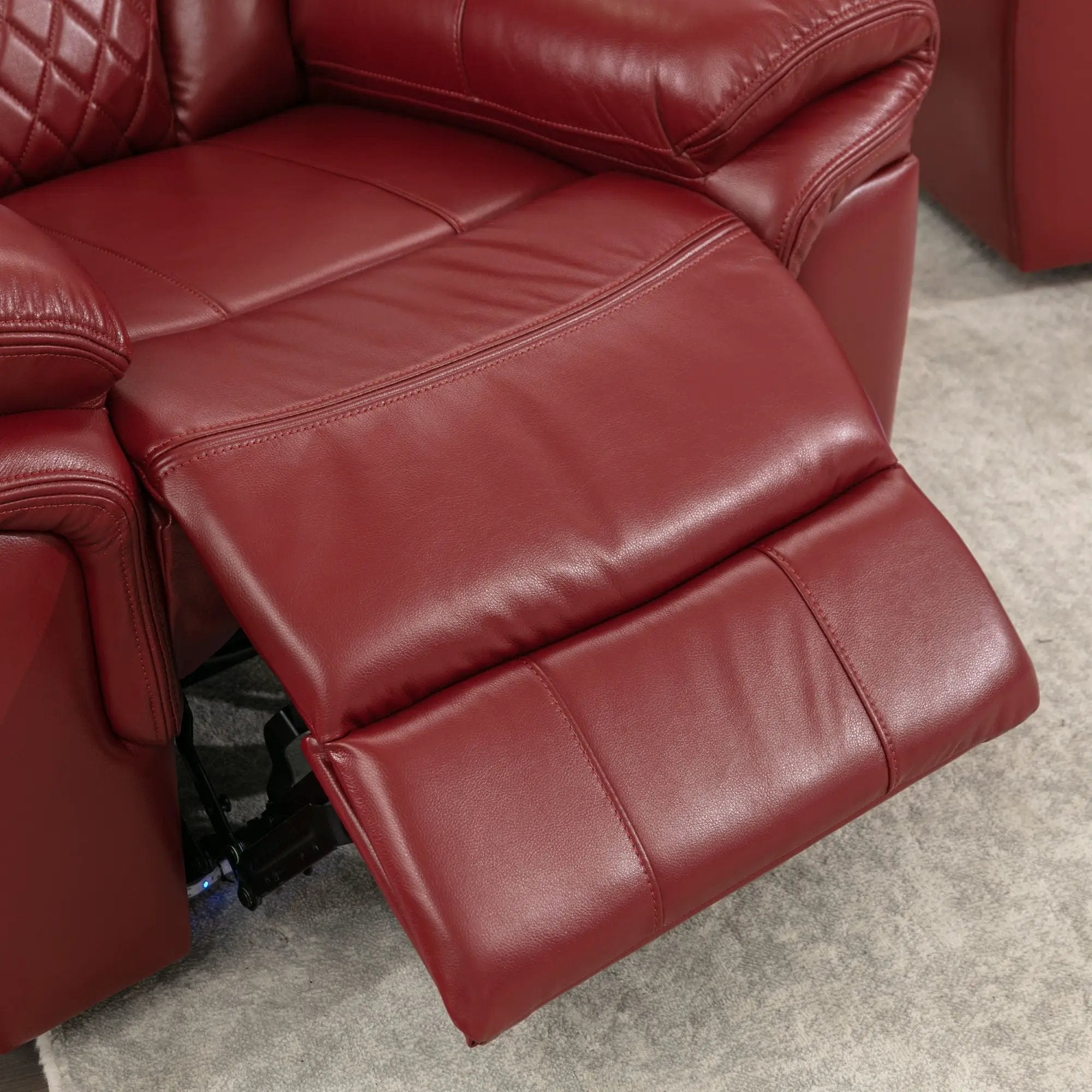 Home Theater Seating Manual Recliner Chair With Led Light Strip For Living Room by HouseOfZazla