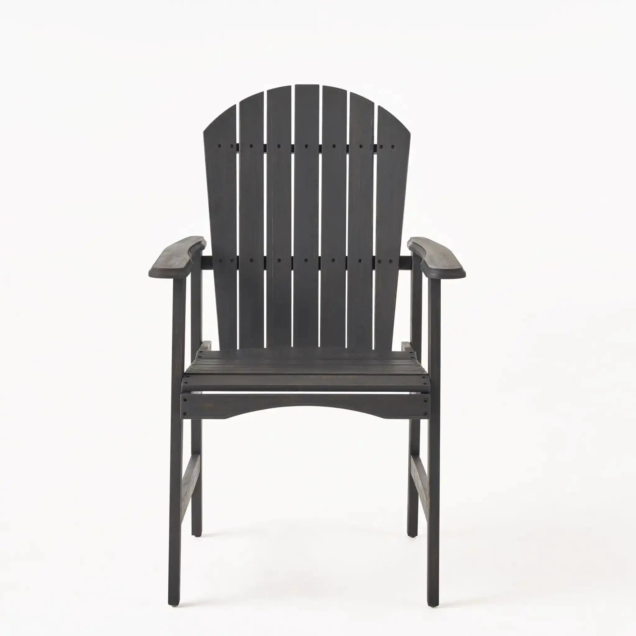 Outdoor Weather Resistant Acacia Wood Adirondack Dining Chairs (Set of 2) by HouseOfZazla