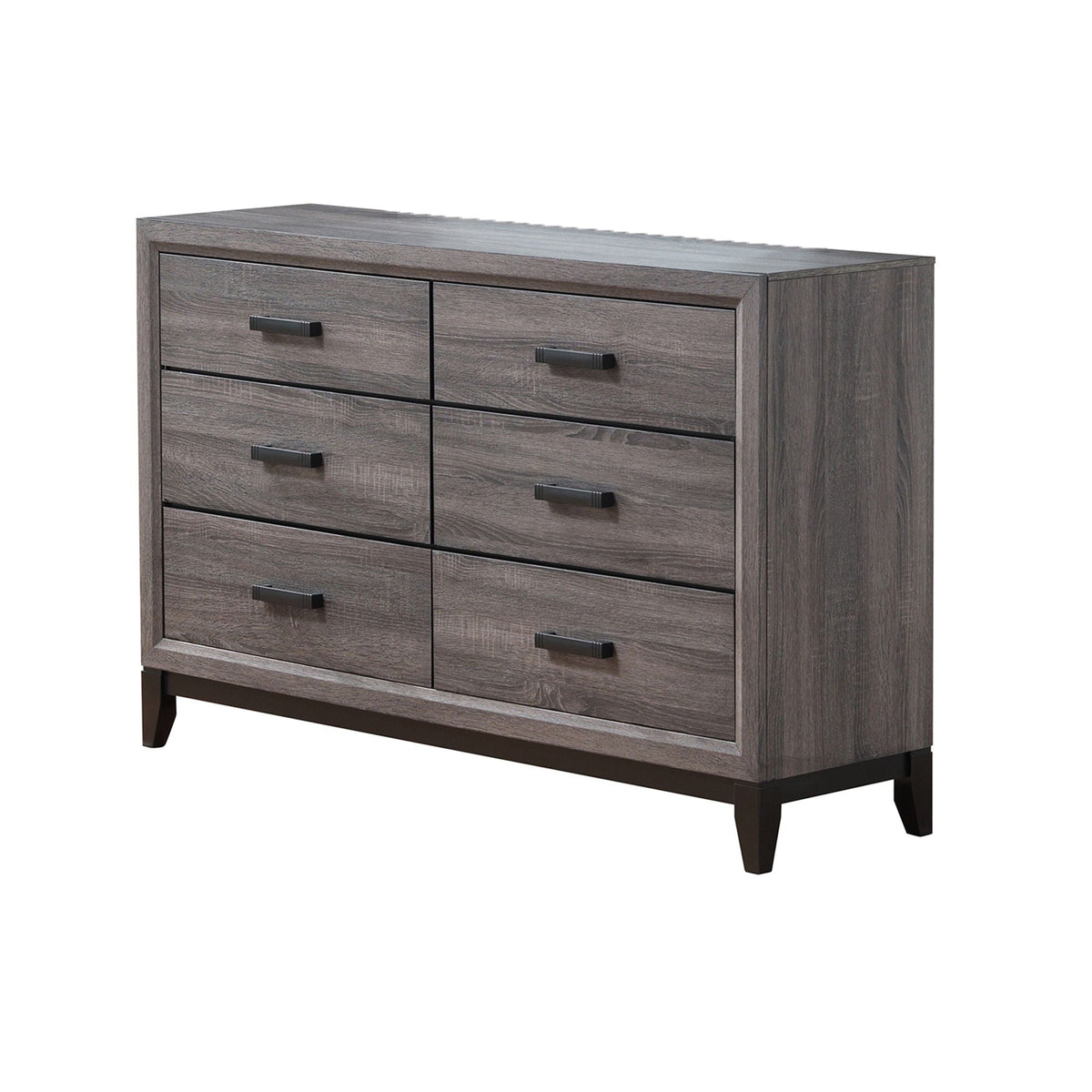 Mirage Dresser with Six Spacious Drawers - Dark Gray or White, photo 3 of 10