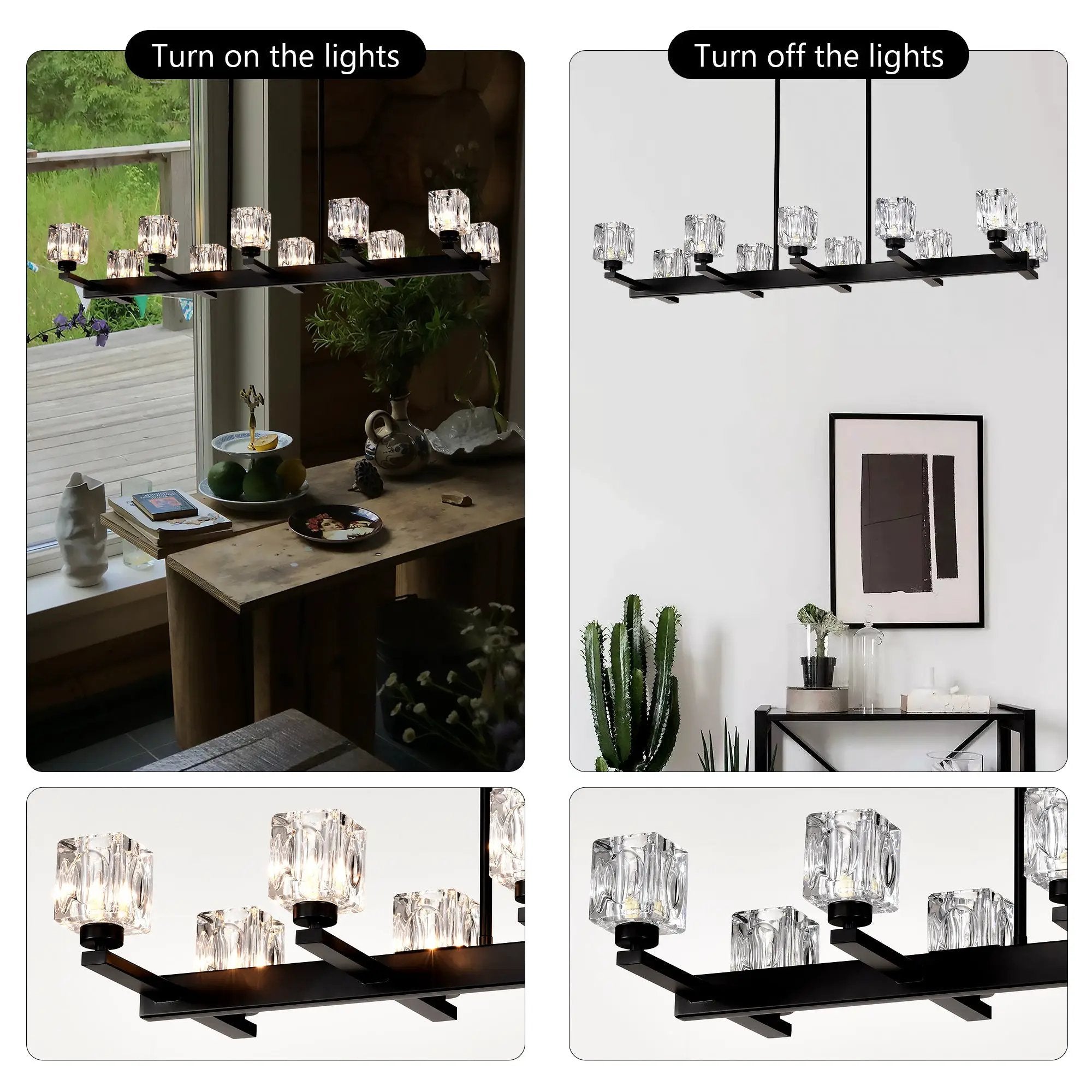 10-Light Chandelier for Dining Room by HouseOfZazla