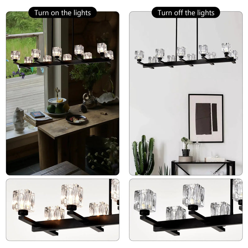 10-Light Chandelier for Dining Room by HouseOfZazla