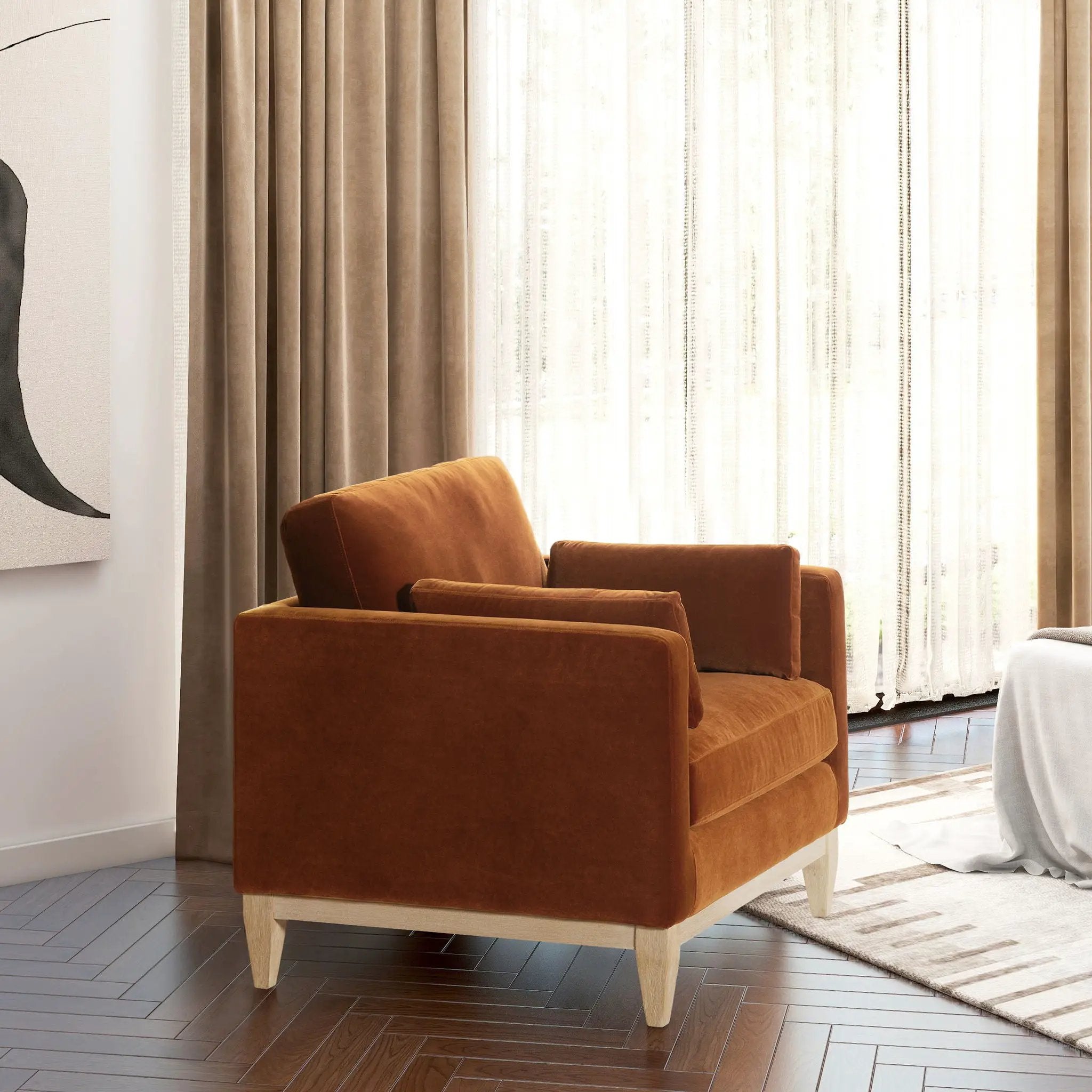 Knox - Modern Farmhouse Arm Chair by HouseOfZazla