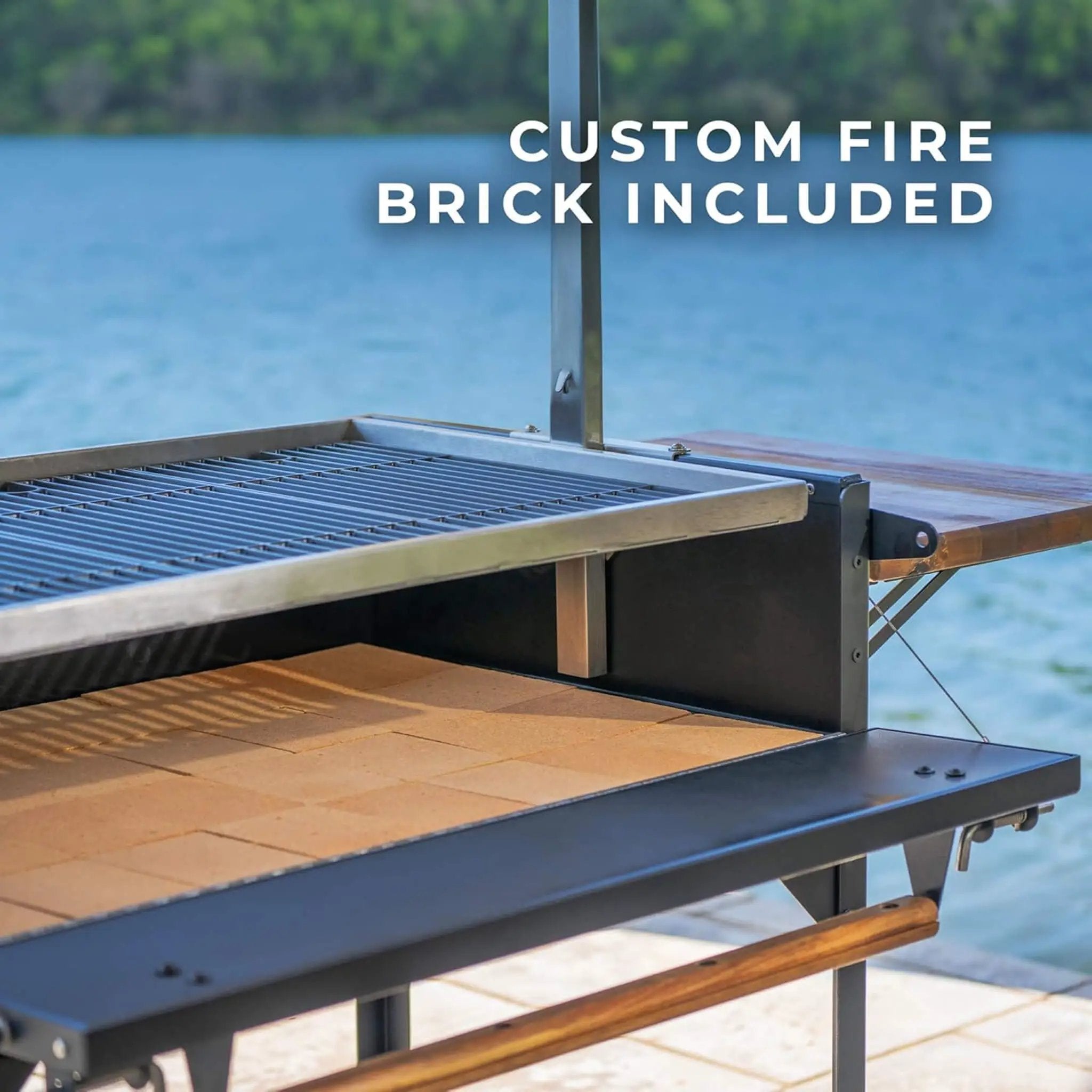 [04X02FT] Heavy-Duty Argentine Santa Maria Heritage Wood Fire And Charcoal BBQ Grill (SAK81735) by SAKSBY WHOLESALE