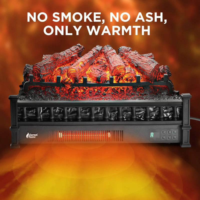 (Open Box) Eternal Flame EF26-PB Electric Fireplace Logs by TURBRO