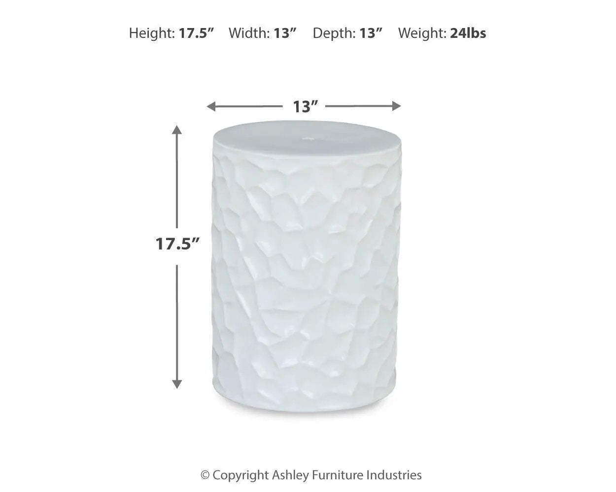 Jungrove - Stool - White by Unique Piece Furniture