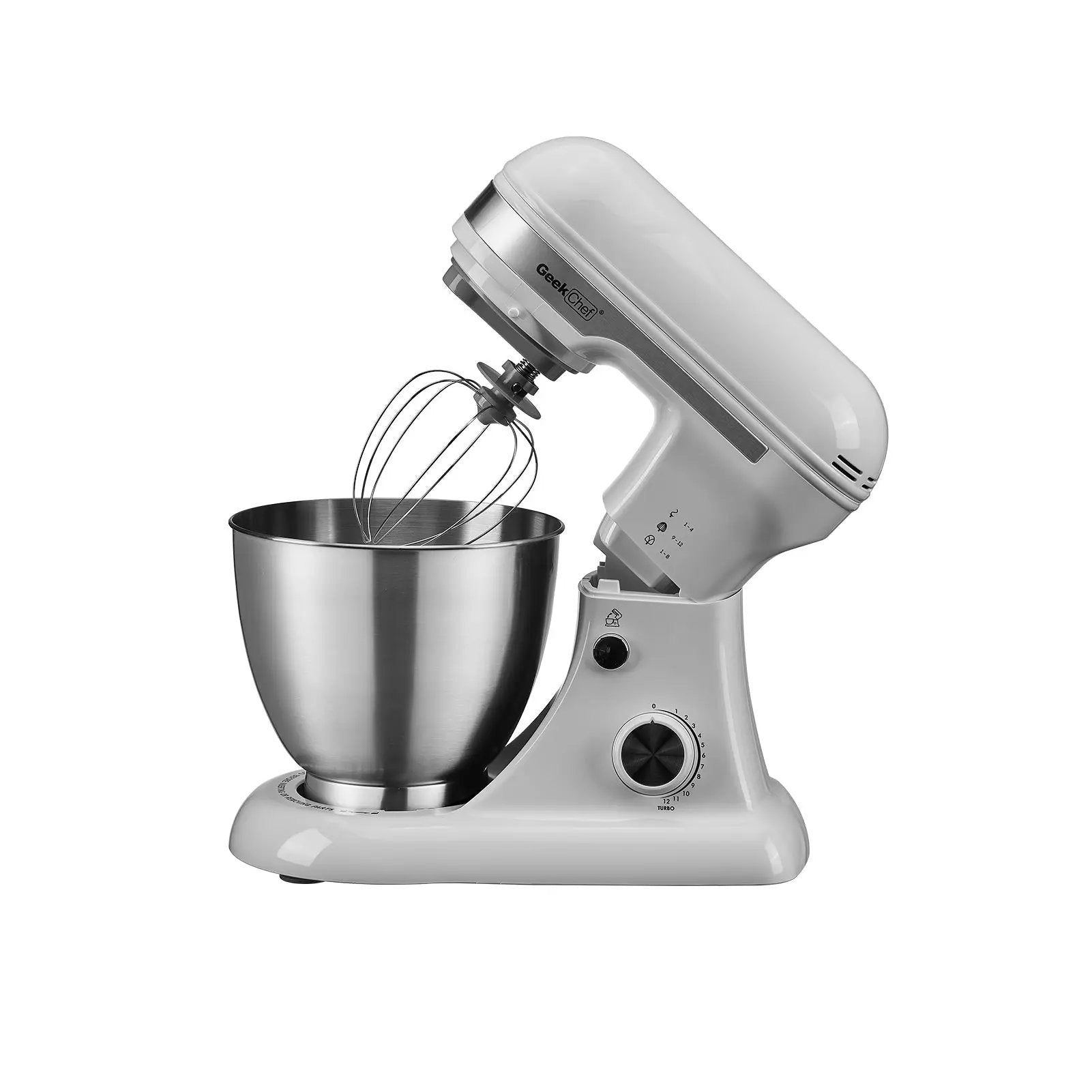 Geek Chef Electric Stand Mixer, 4.8QT 12 Speeds Tilt-Head Food Mixer by HouseOfZazla