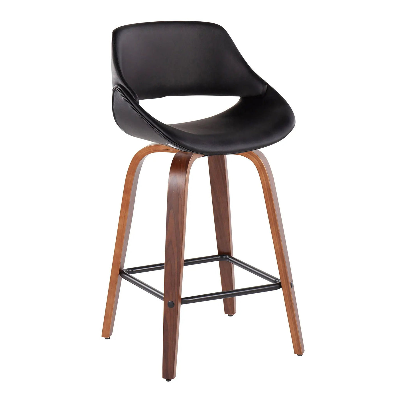 Fabrico - Mid-Century Modern, Counter Stool (Set of 2) by HouseOfZazla