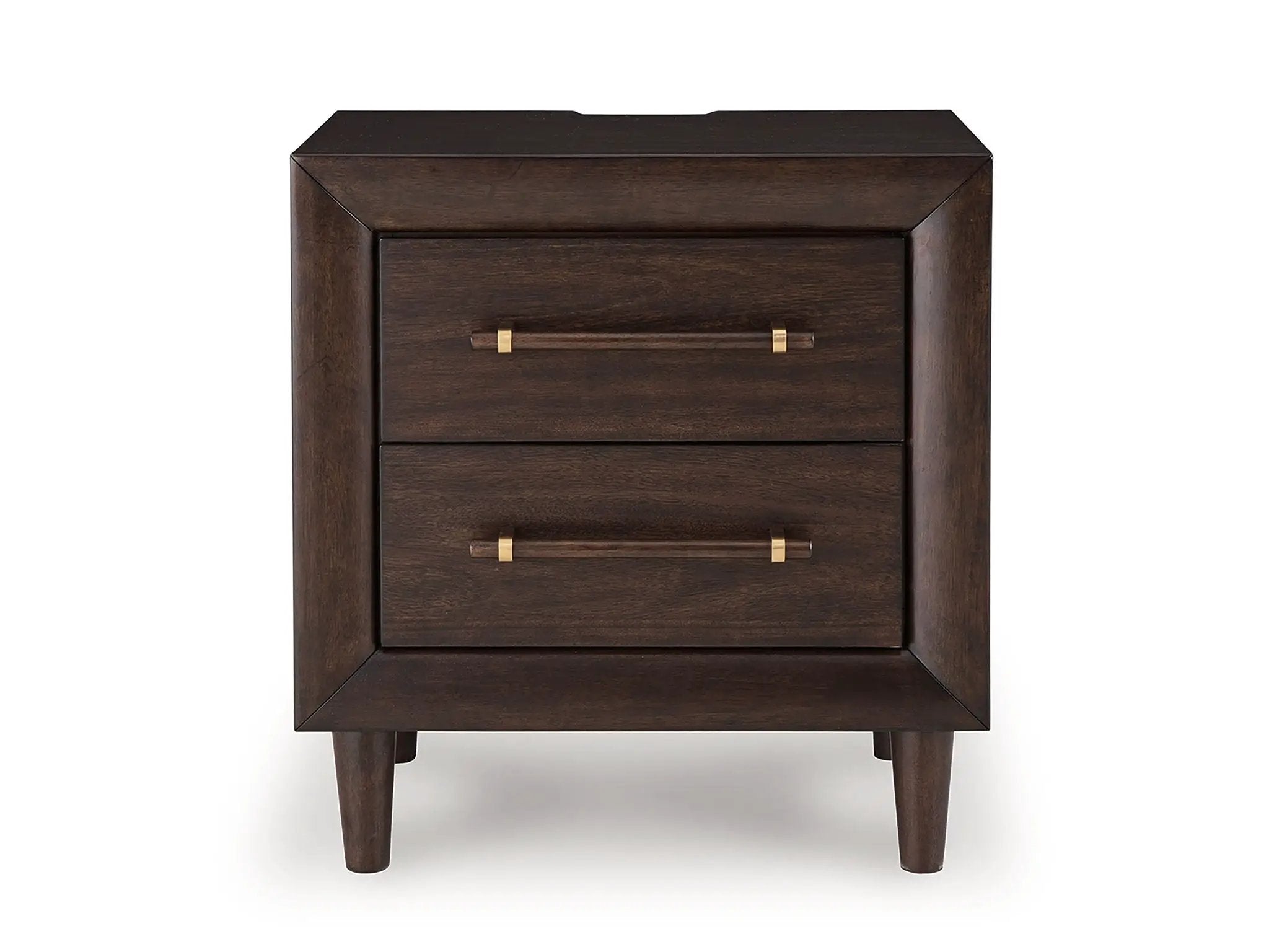 Dantenton - Two Drawer Night Stand - Merlot by Unique Piece Furniture