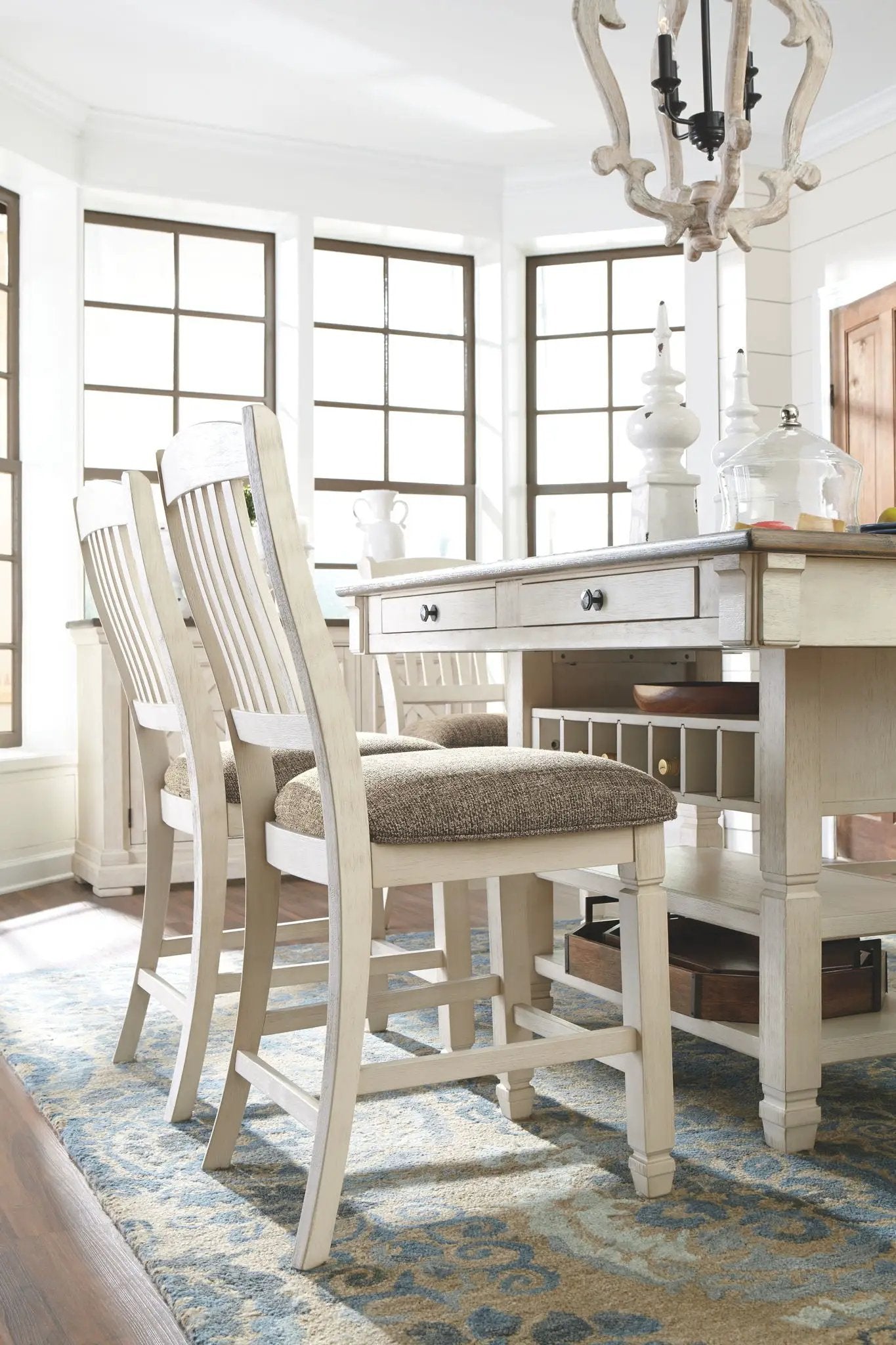 Bolanburg - Rectangular Counter Table Set by Unique Piece Furniture