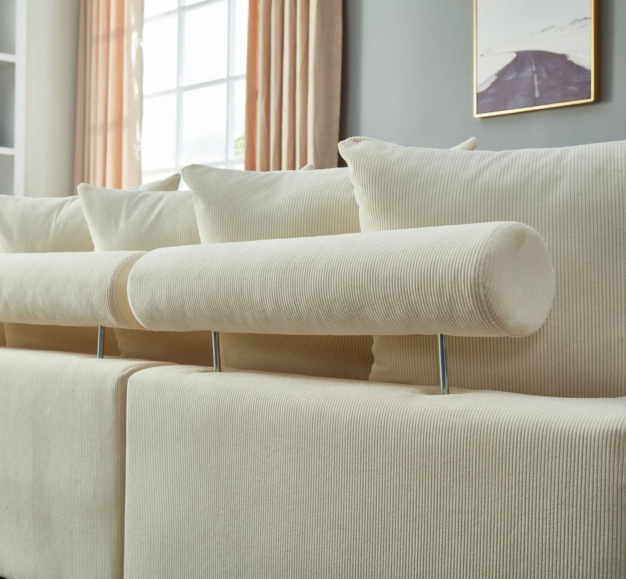 5 Seater Oversized Convertible L & U Shaped Couch by Unique Piece Furniture