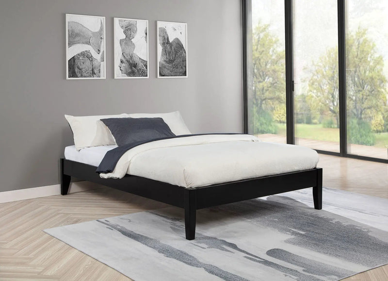 Hounslow Full Universal Platform Bed Black by Unique Piece Furniture