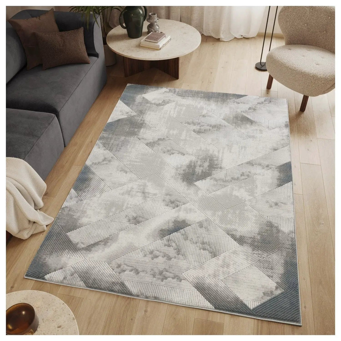 Geometrix - Contemporary Rug With 3D Effect by Unique Piece Furniture