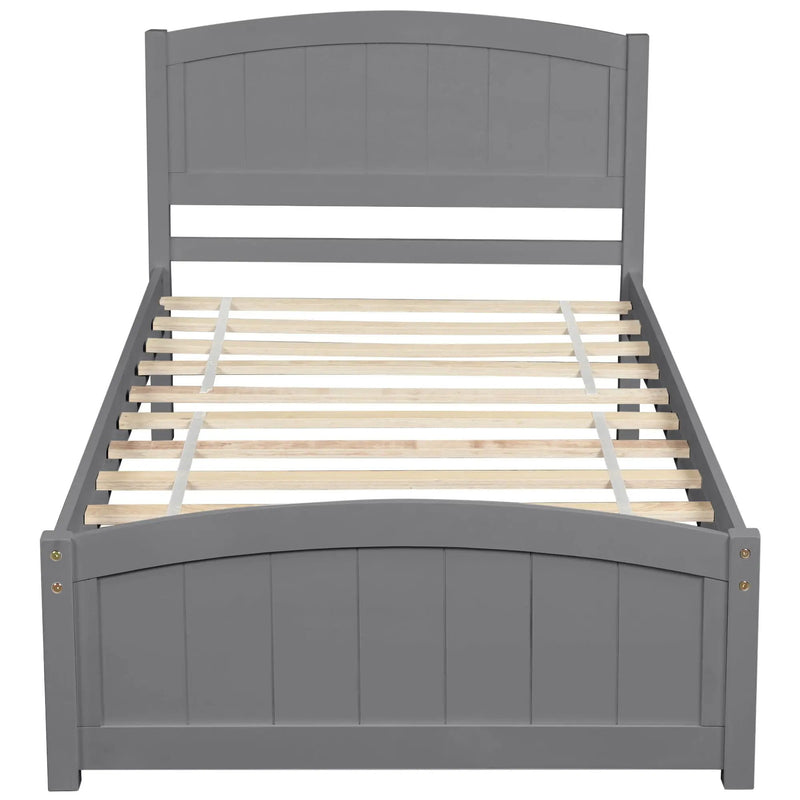 Platform Bed & Headboard, Footboard And Wood Slat Support by Unique Piece Furniture