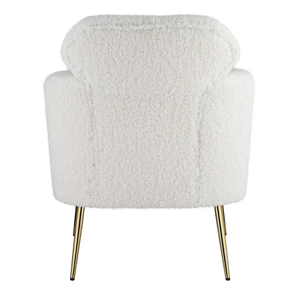 Connock - Accent Chair - White Teddy Sherpa by Unique Piece Furniture