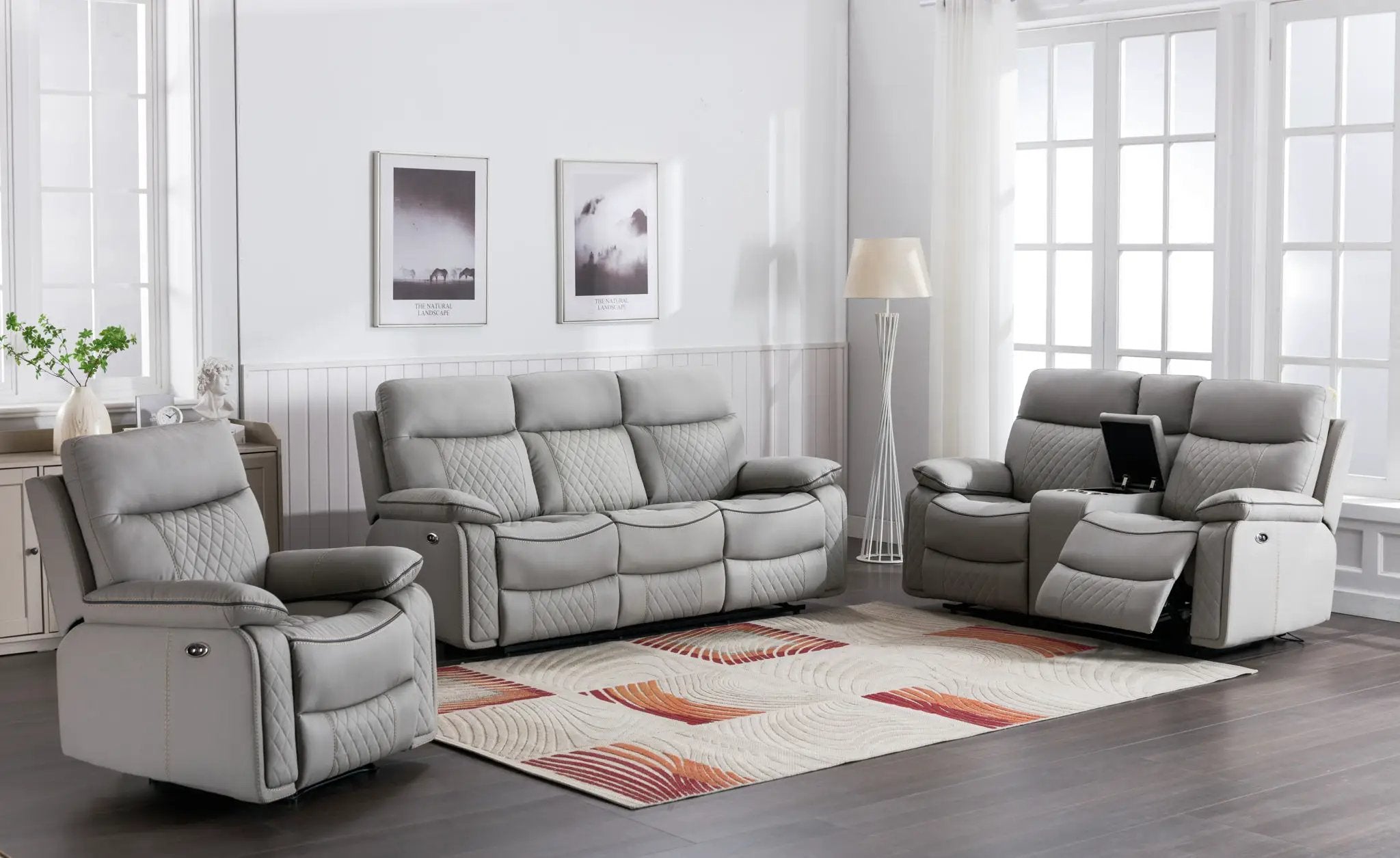 Reclining Comfortable Loveseat by Unique Piece Furniture