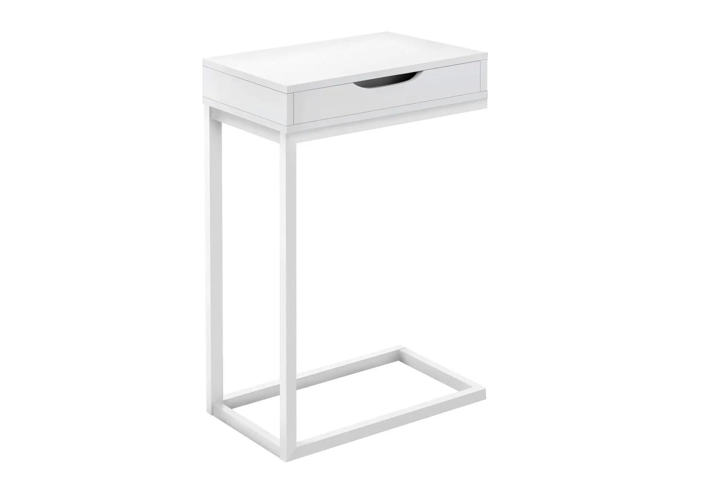 Accent Table, C - Shaped Contemporary Elegant Design by HouseOfZazla