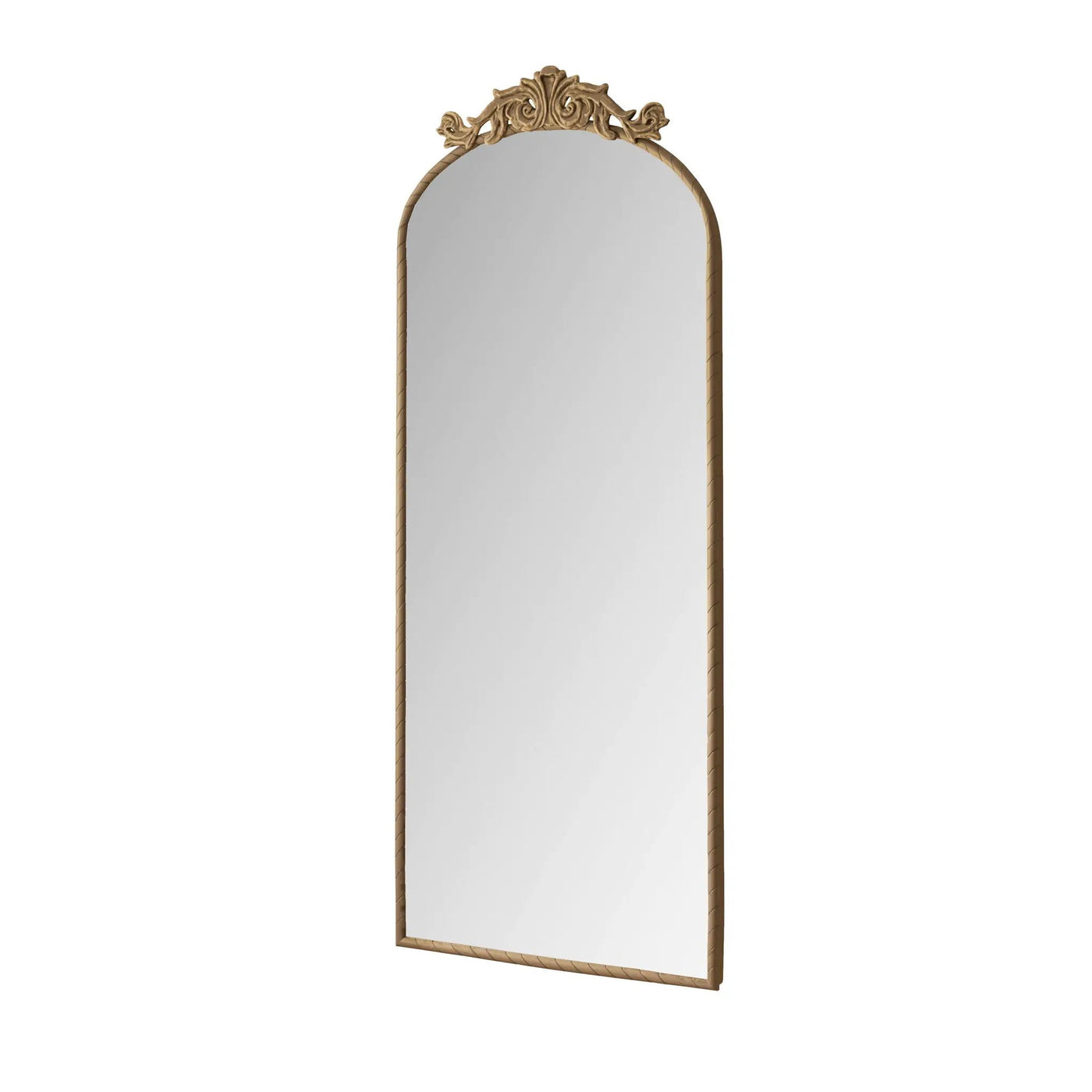 Vintage Arched Full Body Mirror, Wall Mounted For Living Room by Unique Piece Furniture