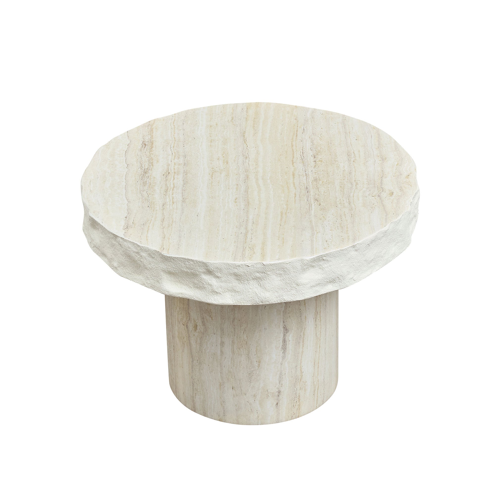 23.82 Inch Faux Mars Textural Patterns Coffee Table by HouseOfZazla