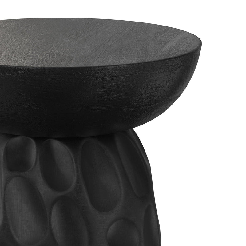 Boyd - V Chisel Accent Table - Black by HouseOfZazla