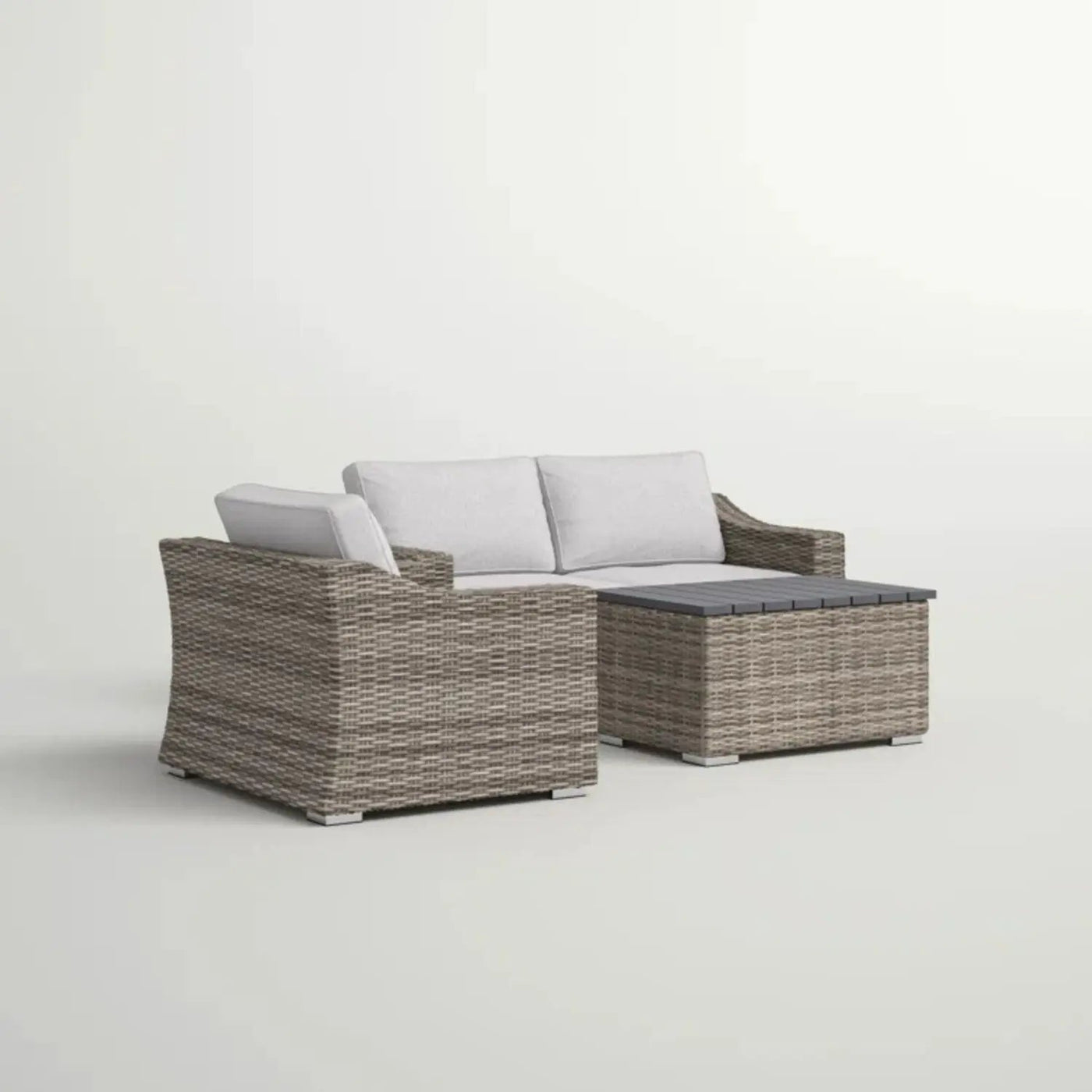 Stylish Sofa Seating Group With Cushions Perfect For Outdoor Gatherings by HouseOfZazla