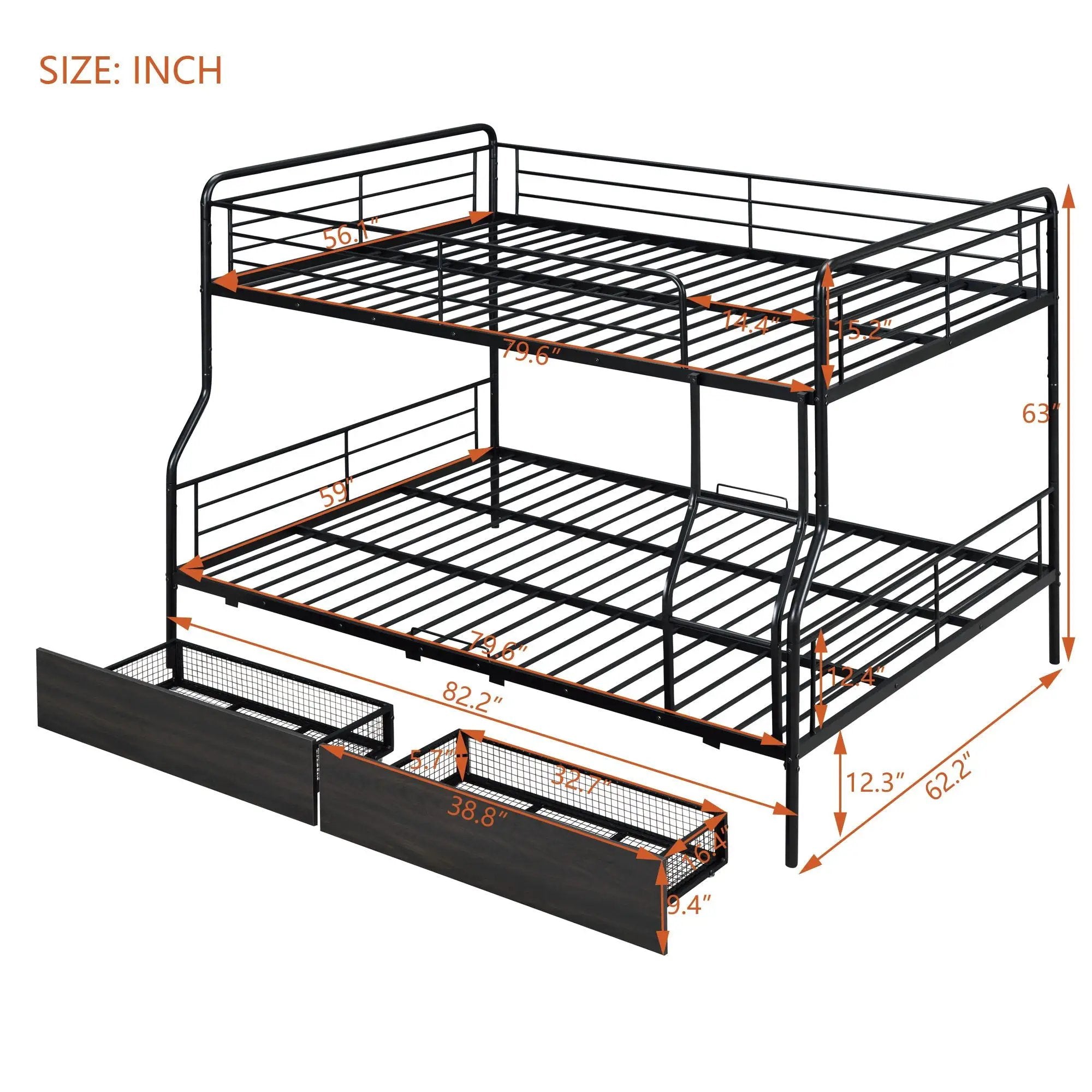 Contemporary Bunk Bed by Unique Piece Furniture