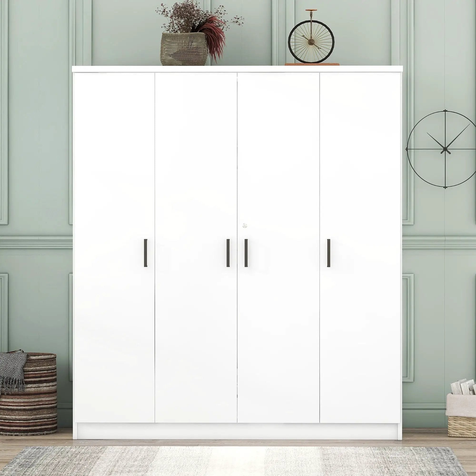 4 Door Wardrobe With 1 Drawer by HouseOfZazla