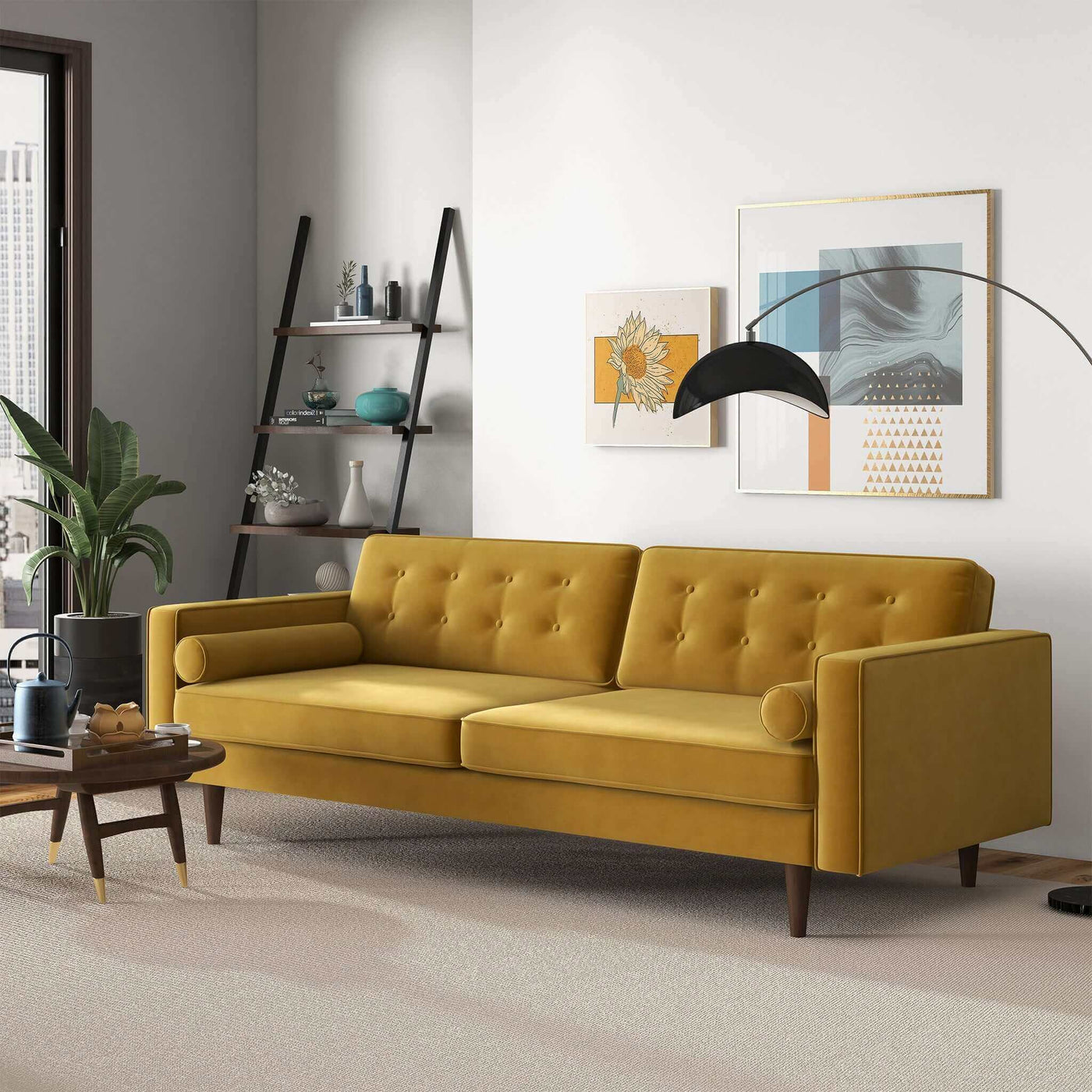 Casey Mid Century Modern Sofa by HouseOfZazla