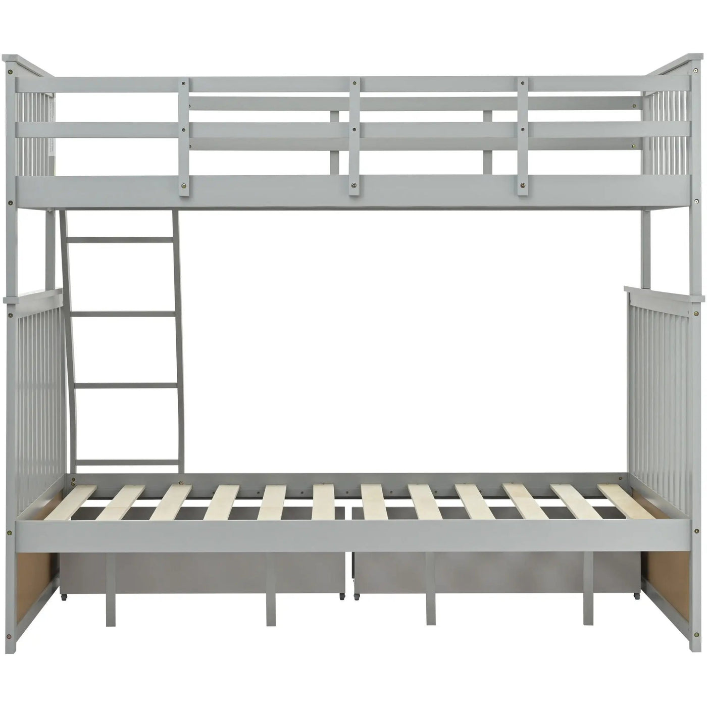 Bunk Bed With Ladder, And Safety Guard Rails by HouseOfZazla
